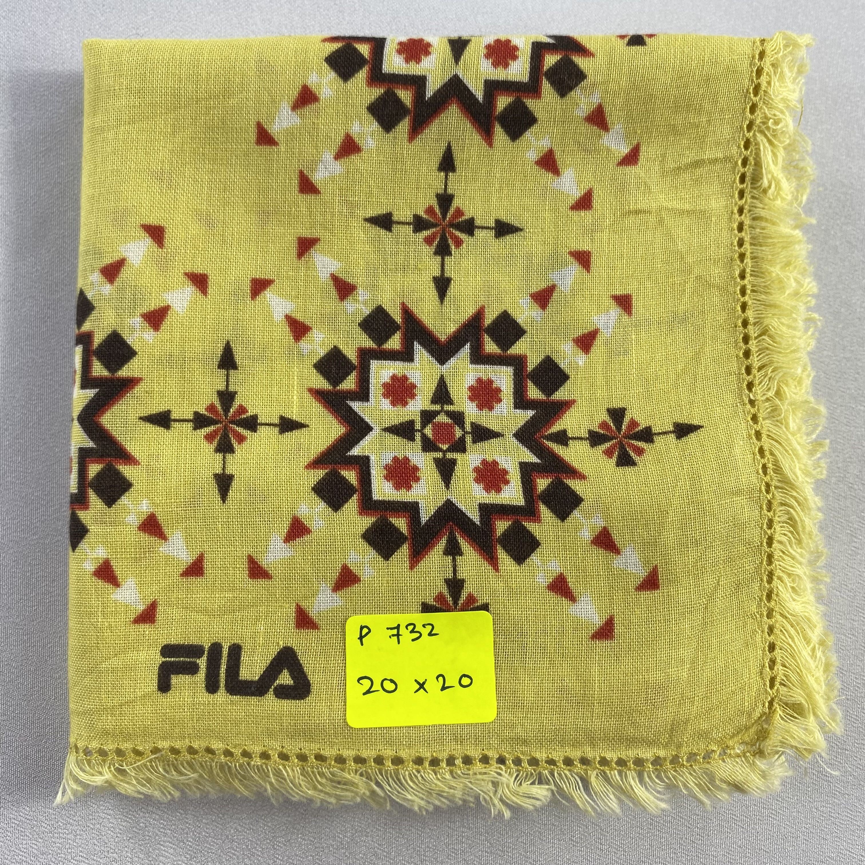 Fila × Vintage Fila Handkerchief / Neckerchief / Bandana-P732 Size ONE SIZE - 5 Thumbnail