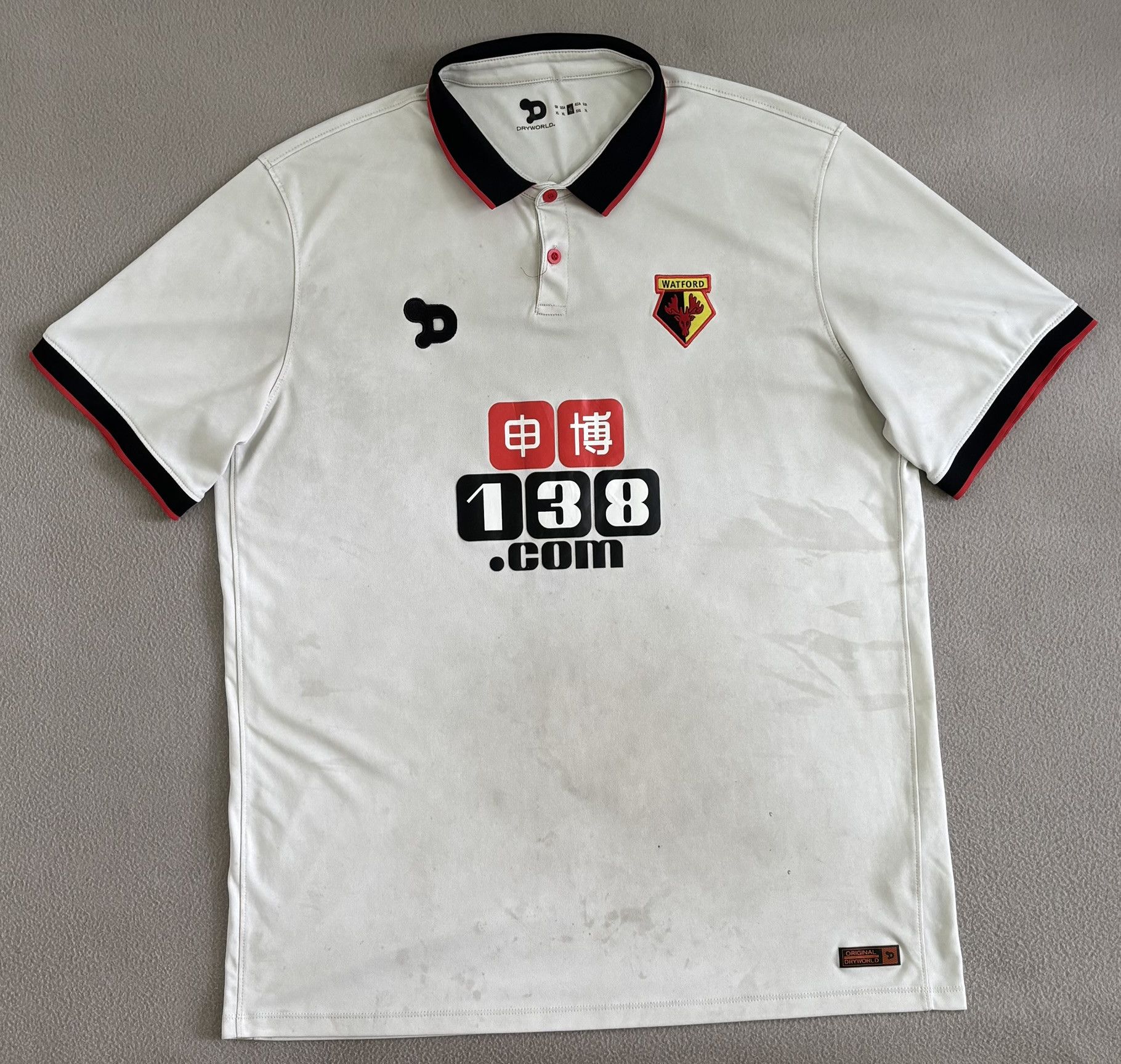 Other Watford FC 2016/2017 Dryworld Football Jersey Size XL Size US XL / EU 56 / 4 - 5 Thumbnail
