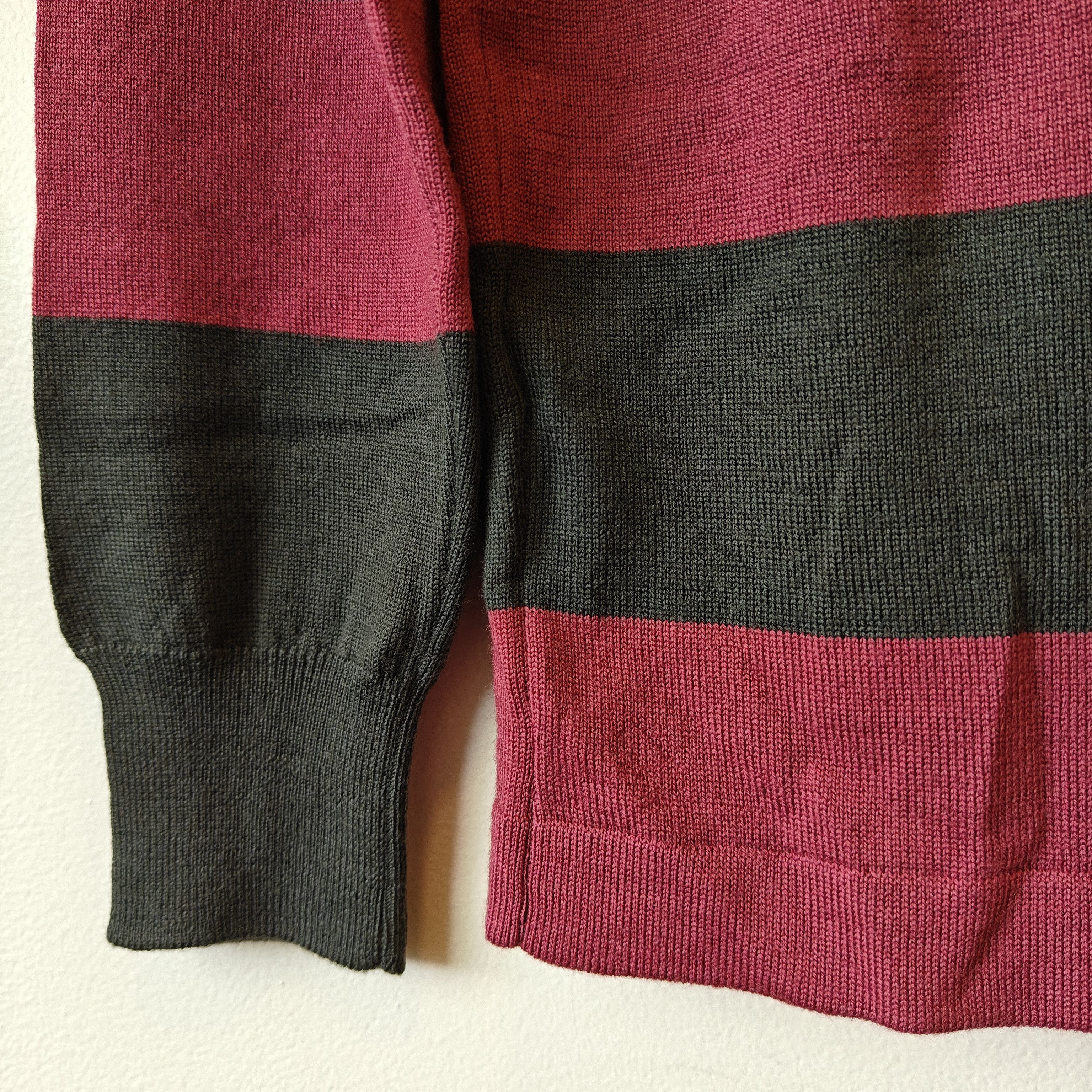 Drake's NWT Merino Wool Block Stripe Knitted Rugby Shirt Italy Size US S / EU 44-46 / 1 - 14 Thumbnail