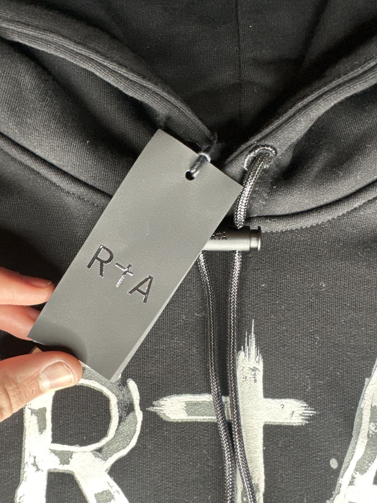 Rta RTA DION HOODIE - BLACK WATERCOLOR Size US S / EU 44-46 / 1 - 2 Thumbnail