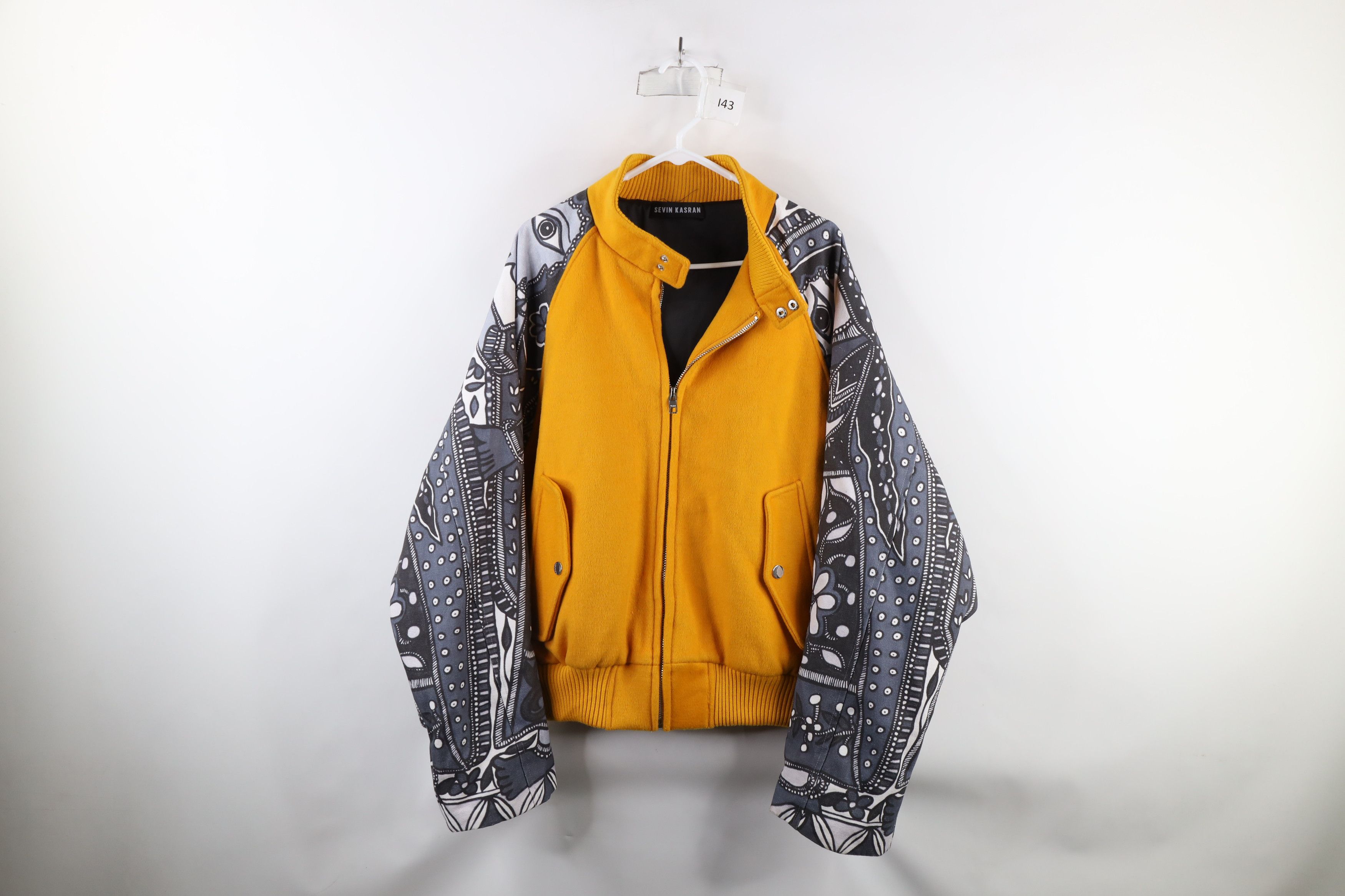 Vintage Sevin Kasran Streetwear Wool Varsity Letterman Jacket Size US XXL / EU 58 / 5 - 1 Thumbnail