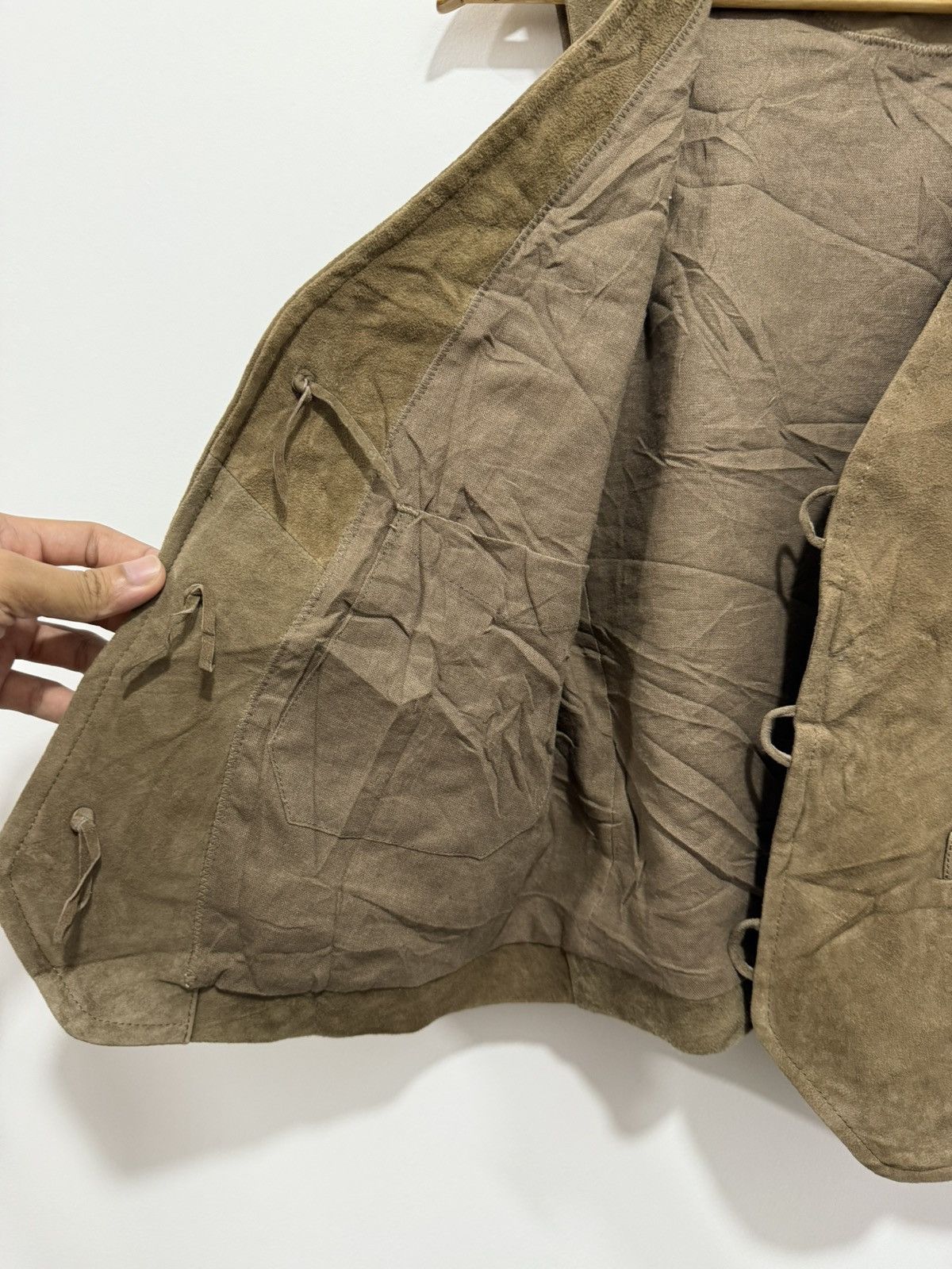 Japanese Brand × Leather G.O.A Suede Leather Vest Size US M / EU 48-50 / 2 - 10 Thumbnail