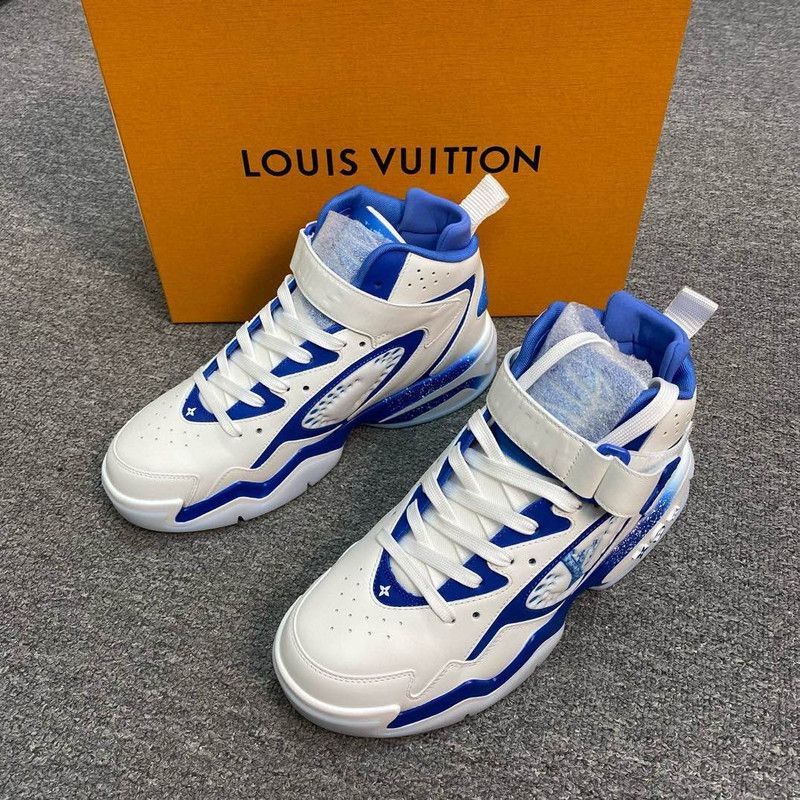 Louis Vuitton Louis Vuitton Trainer 2 High-Top Sneakers -2508 Size US 7.5 / EU 40-41 - 1 Thumbnail