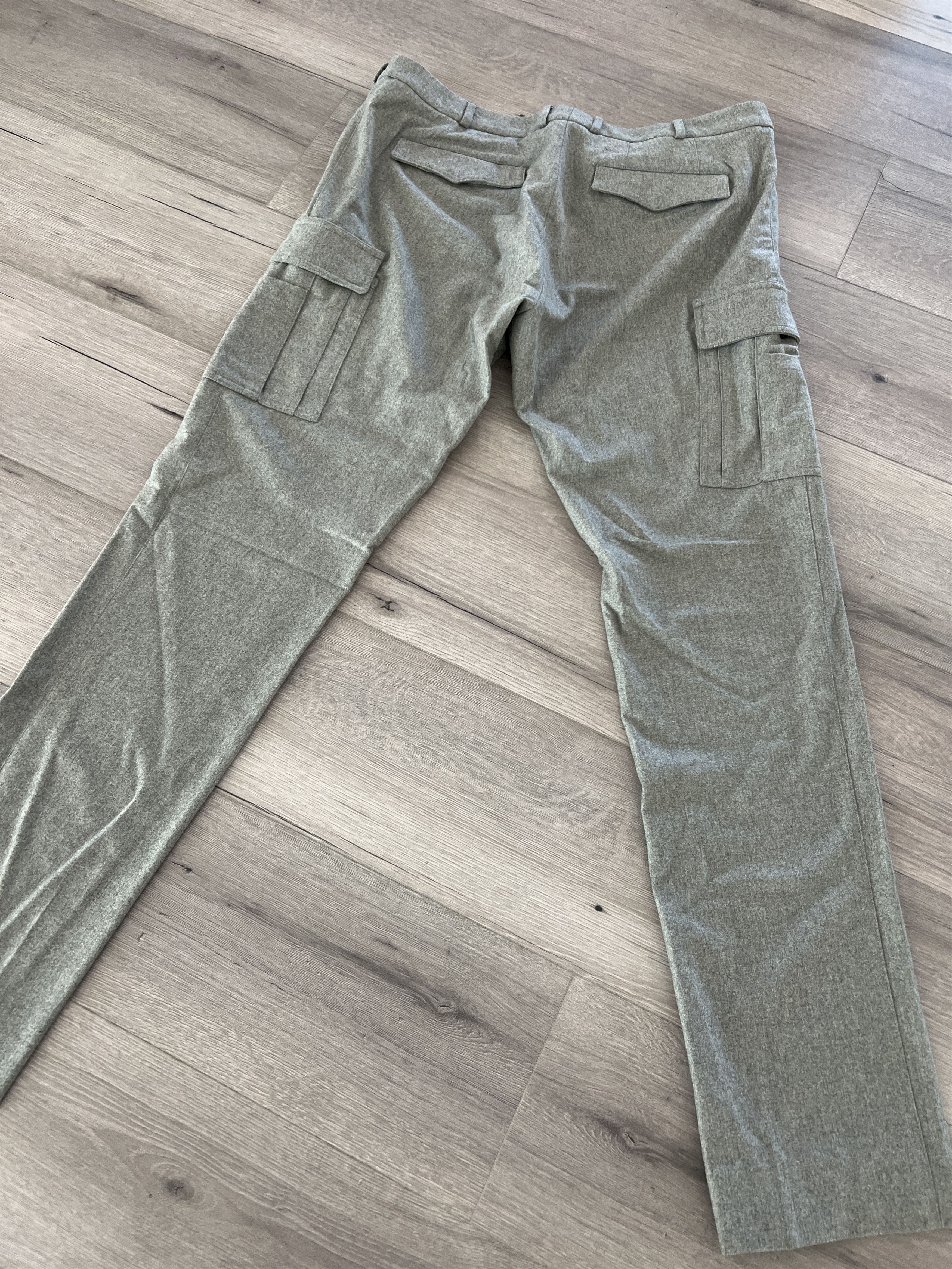Ralph Lauren Purple Label Ralph Lauren Purple Label Grey Wool Slim Fit Pants Size US 38 / EU 54 - 8 Thumbnail