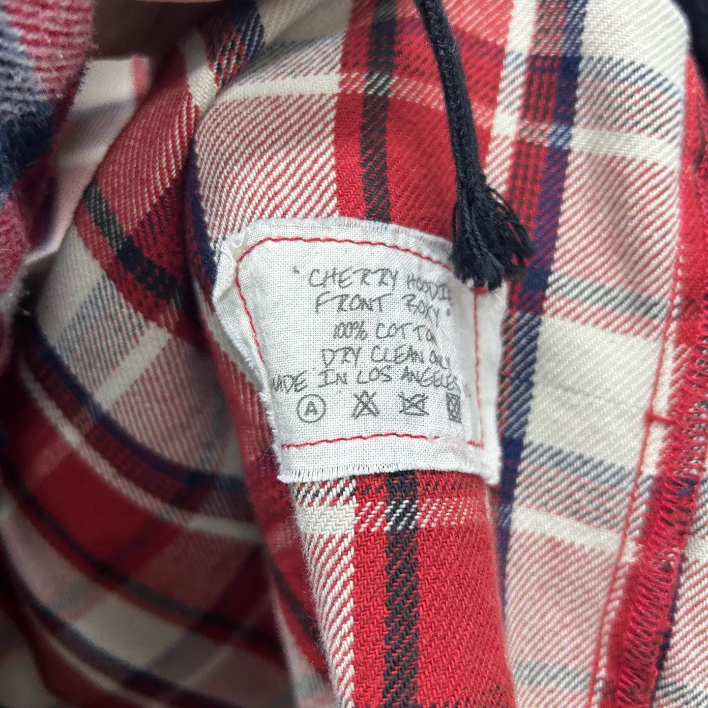 Greg Lauren GREG LAUREN red plaid hoodie 2 Size US M / EU 48-50 / 2 - 4 Thumbnail