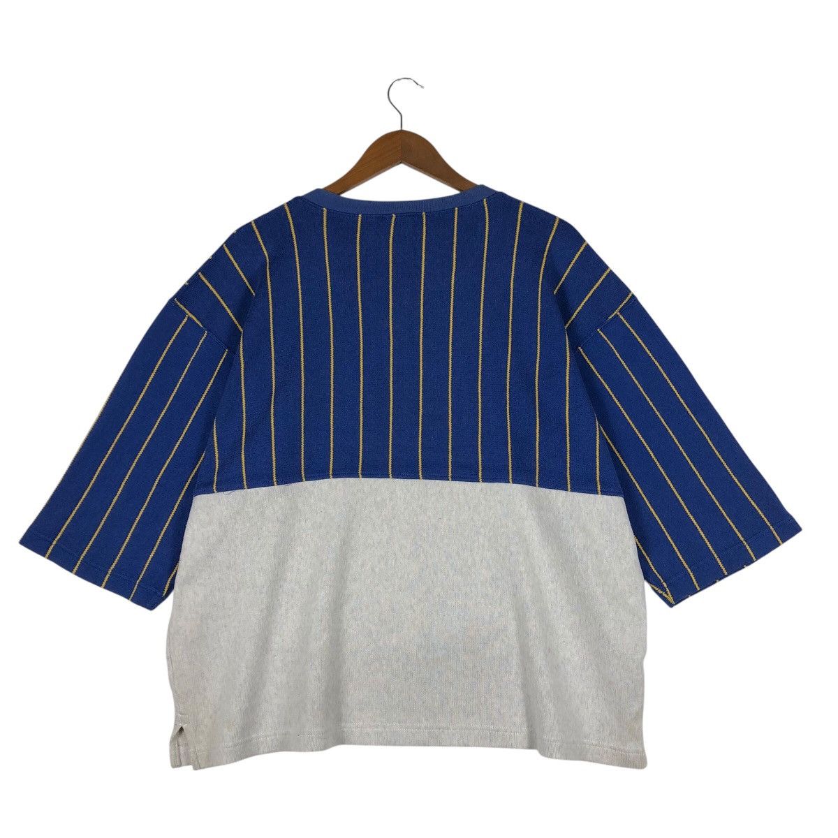 NIKE Gray Label Baseball Swoosh V-Neck Sweatshirt