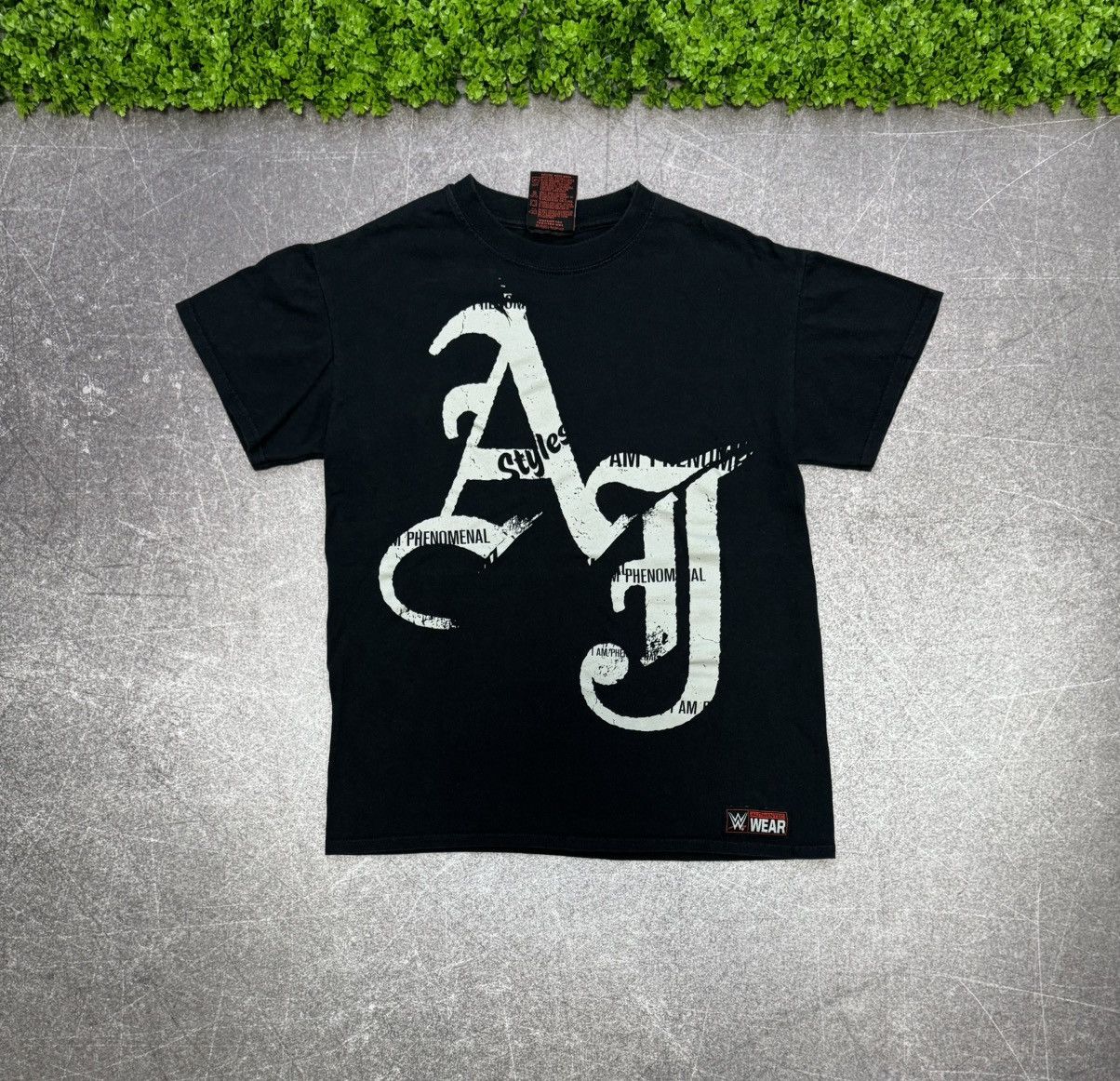 WWE Men's Vintage T-Shirt WWE AJ Style Phenomenal Rare Size US S / EU 44-46 / 1 - 1 Thumbnail