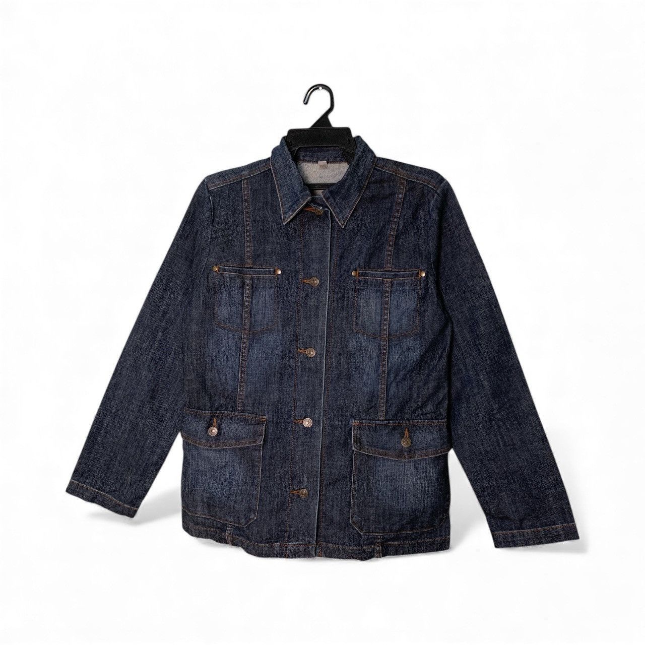 Uniqlo Rare Design Vintage Uniqlo Denim Jackets Size XL / US 12-14 / IT 48-50 - 1 Thumbnail