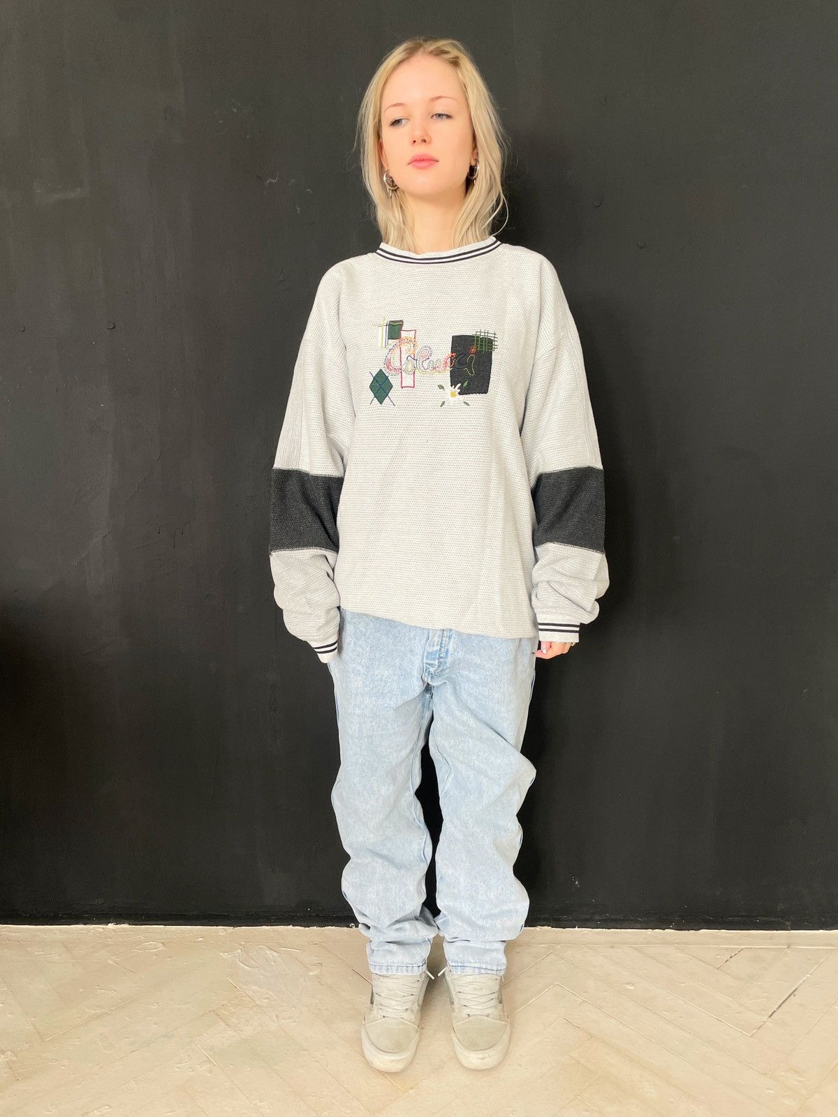 Carlo Colucci 90s Carlo Colucci Knit Sweater XL Embroidered Vintage Size US XL / EU 56 / 4 - 9 Thumbnail
