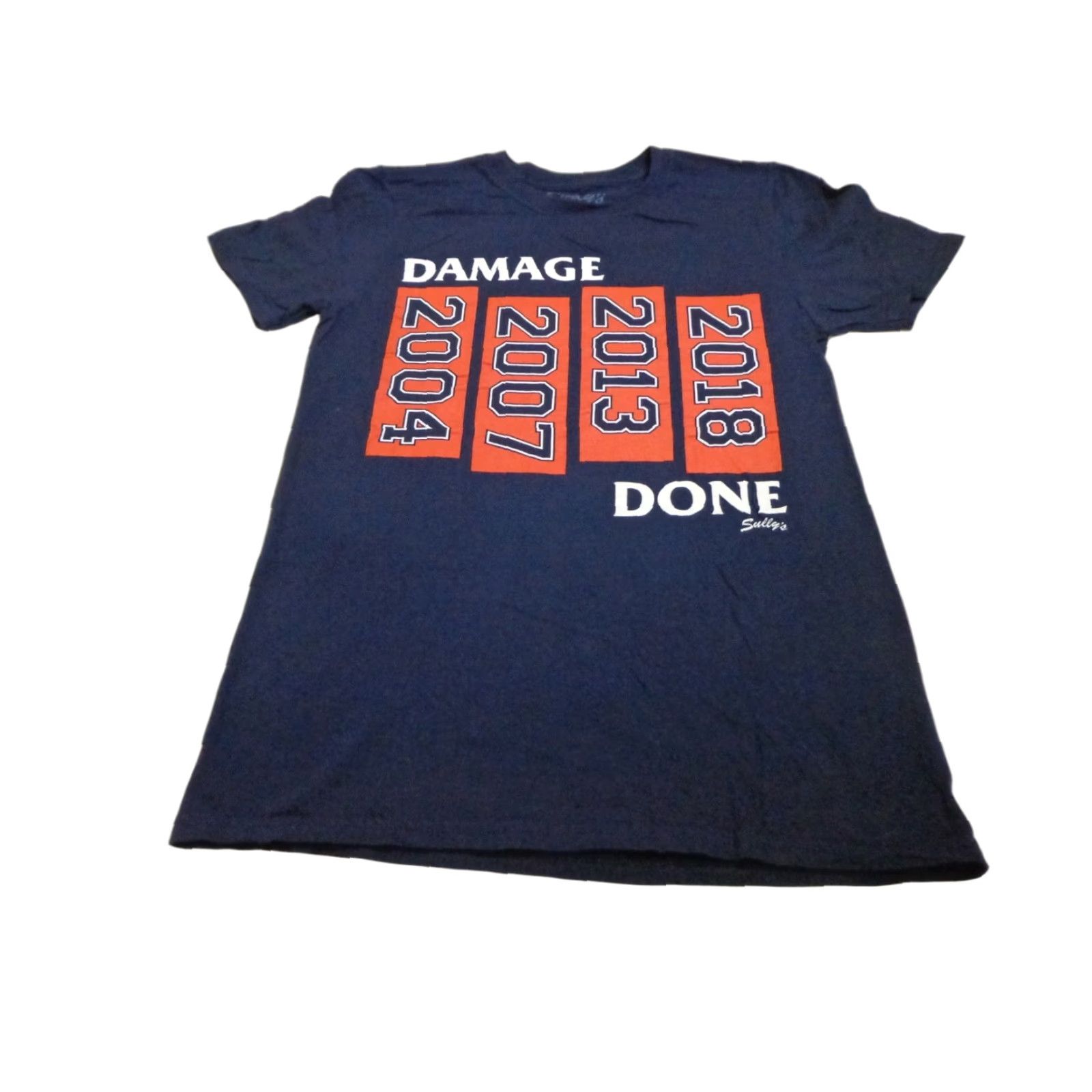Vintage Sully's Damage Done Red Sox Believe in Boston T-shirt Size Small Size US S / EU 44-46 / 1 - 1 Thumbnail