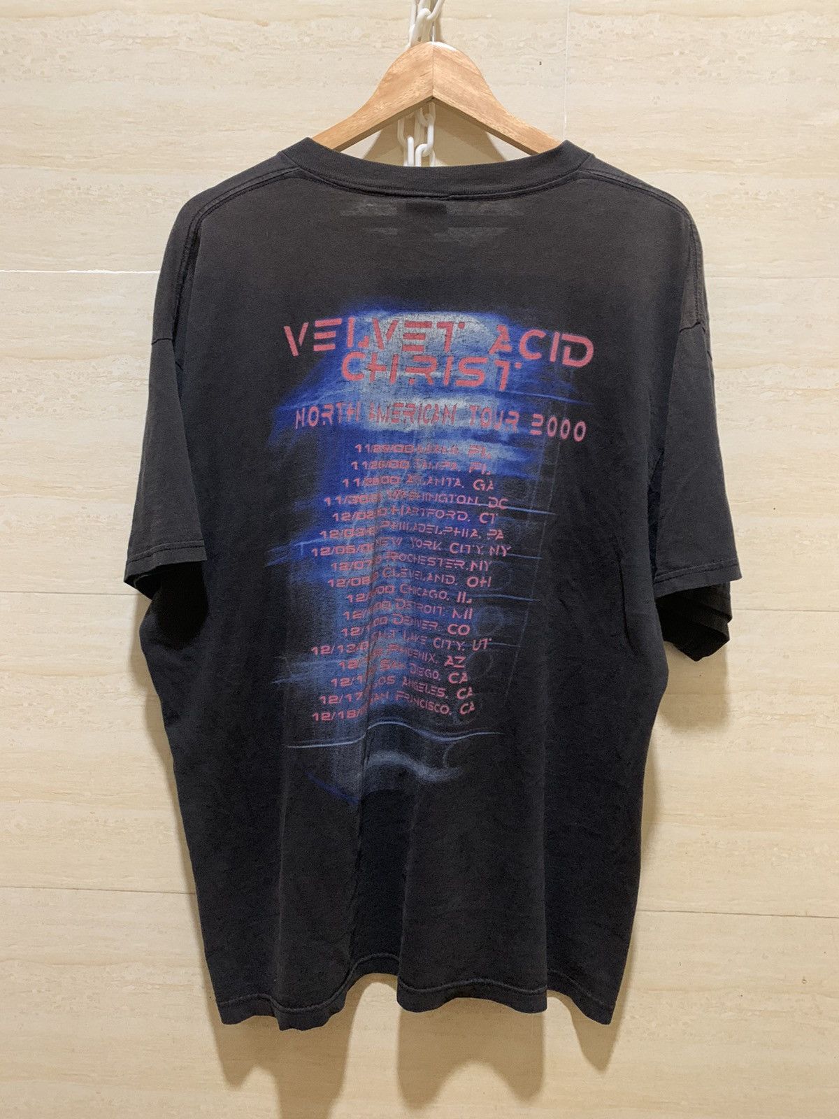 Band Tees VINTAGE RARE VELVET ACID CHRIST DISTRESSED SUN FADED ERD Size US XL / EU 56 / 4 - 2 Thumbnail