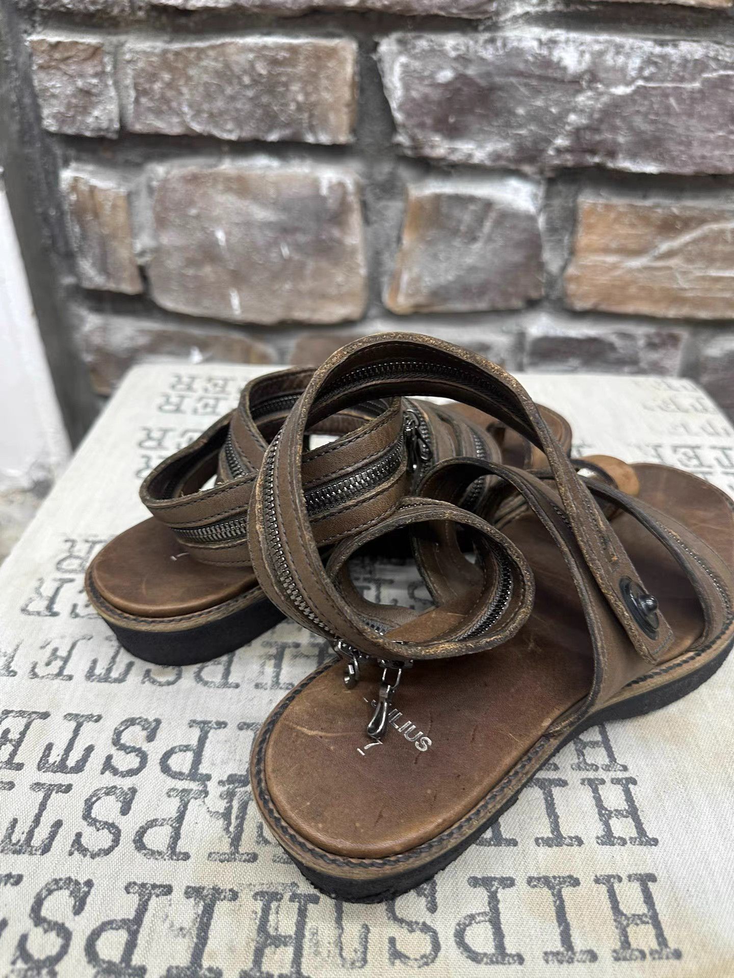 Julius Julius Zip & Strap Sandals K20 Size US 9 / EU 42 - 5 Thumbnail