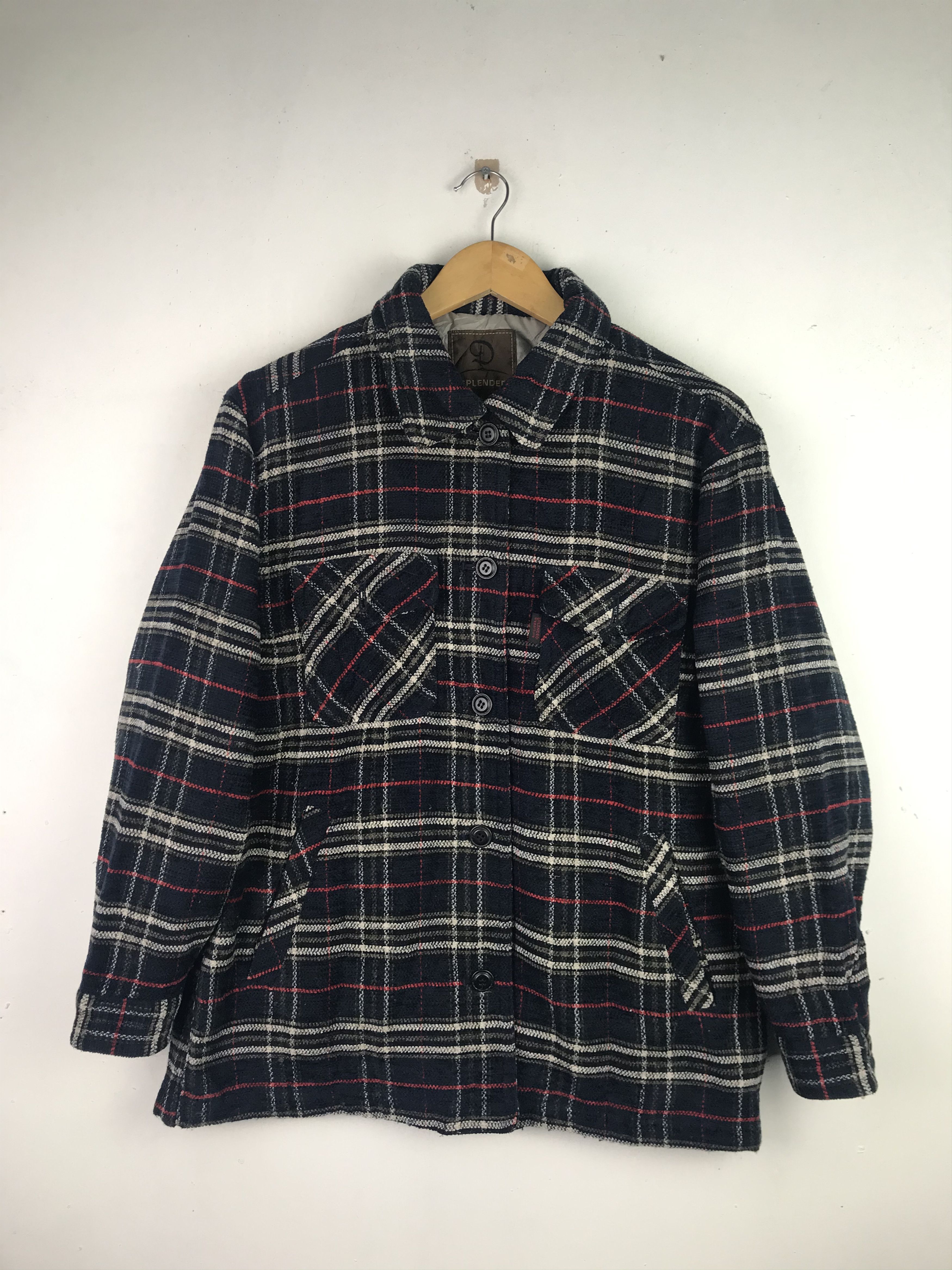 image of Flannel Buttons Ups Design, Men's (Size Large)