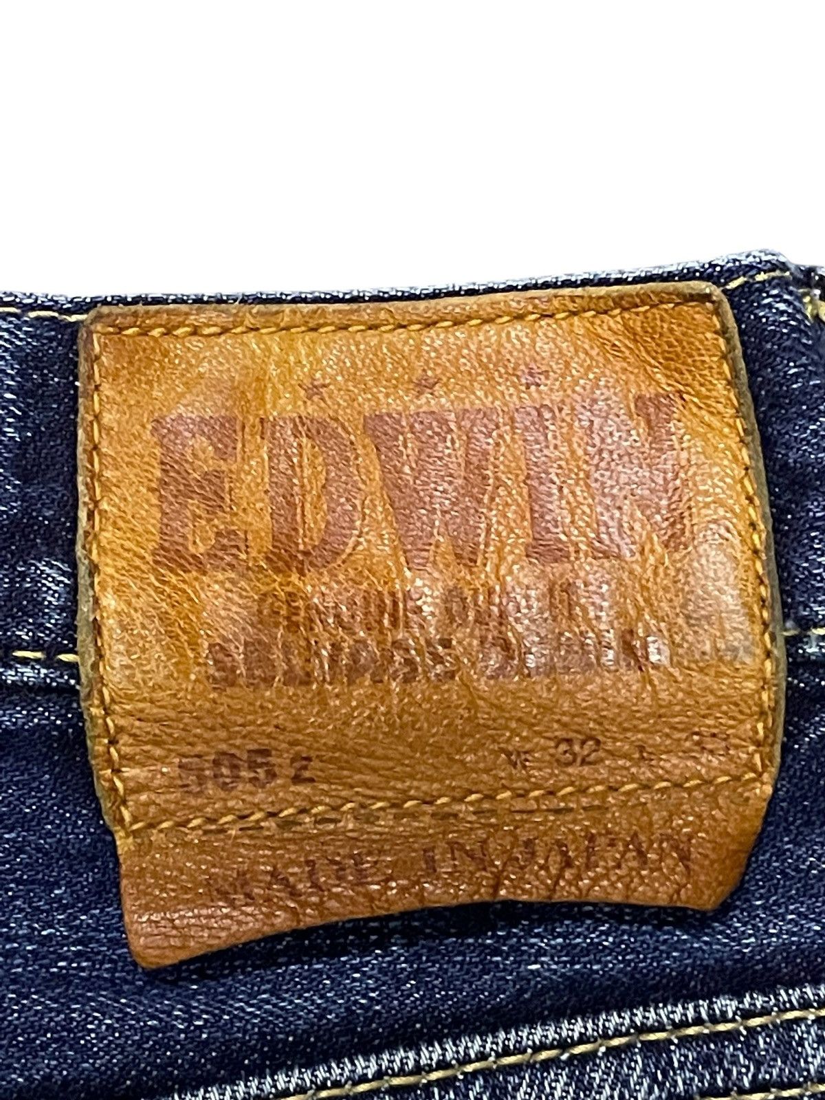 Edwin Rare Edwin 505 Z Selvedge Buckle Back Baggy Loose Jeans Size US 34 / EU 50 - 23 Thumbnail
