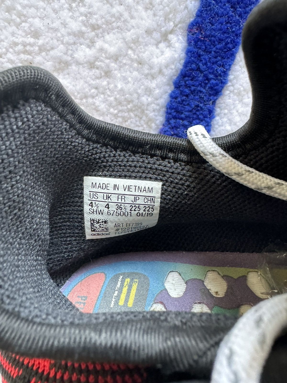 Adidas  Pharrell Pharrell x BBC x Adidas NMD Human Race Red Plaid size  4.5 | Grailed