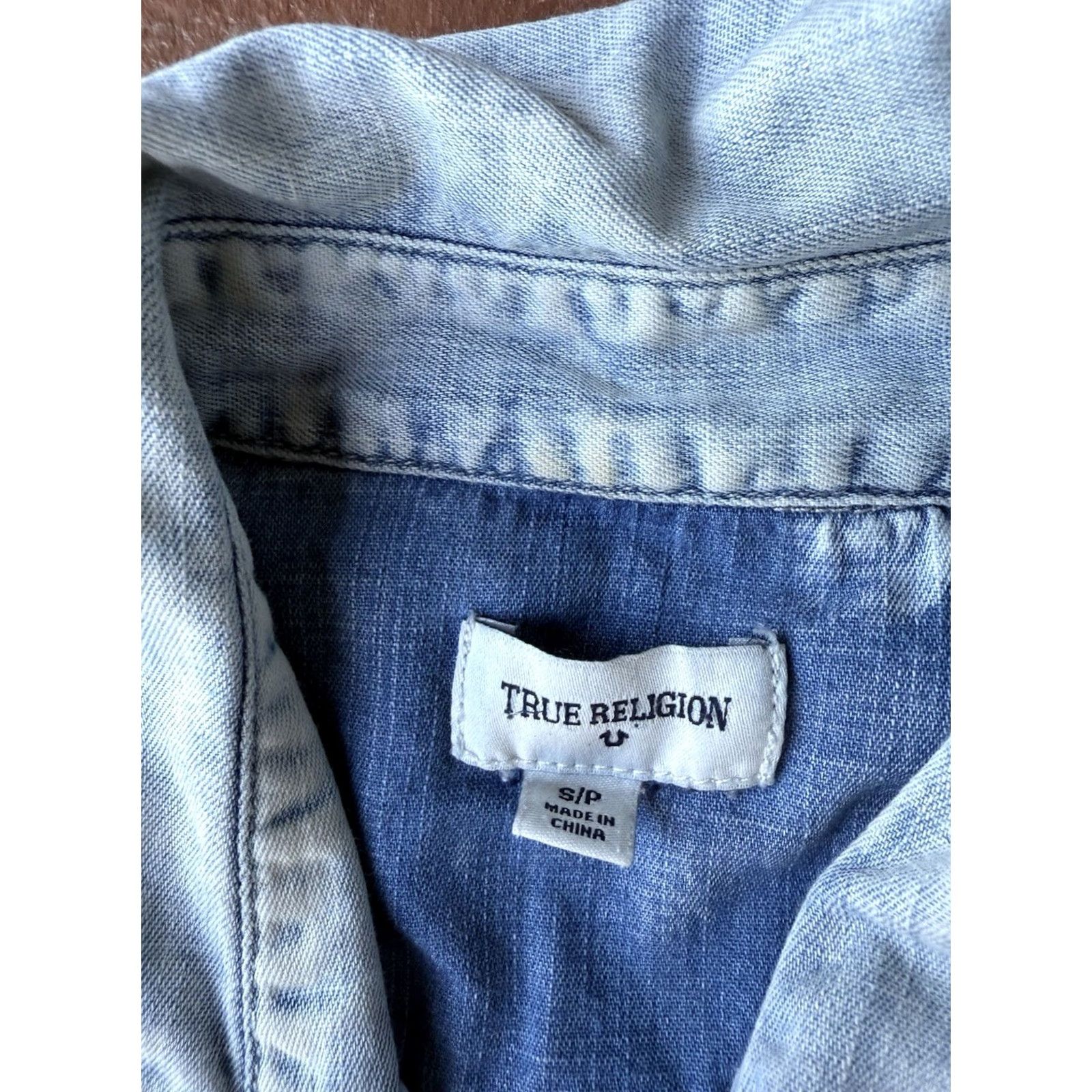 True Religion True Religion Shirt Western Button-Up Long Sleeve Women's Small Gray White Casual Size S / US 4 / IT 40 - 2 Thumbnail