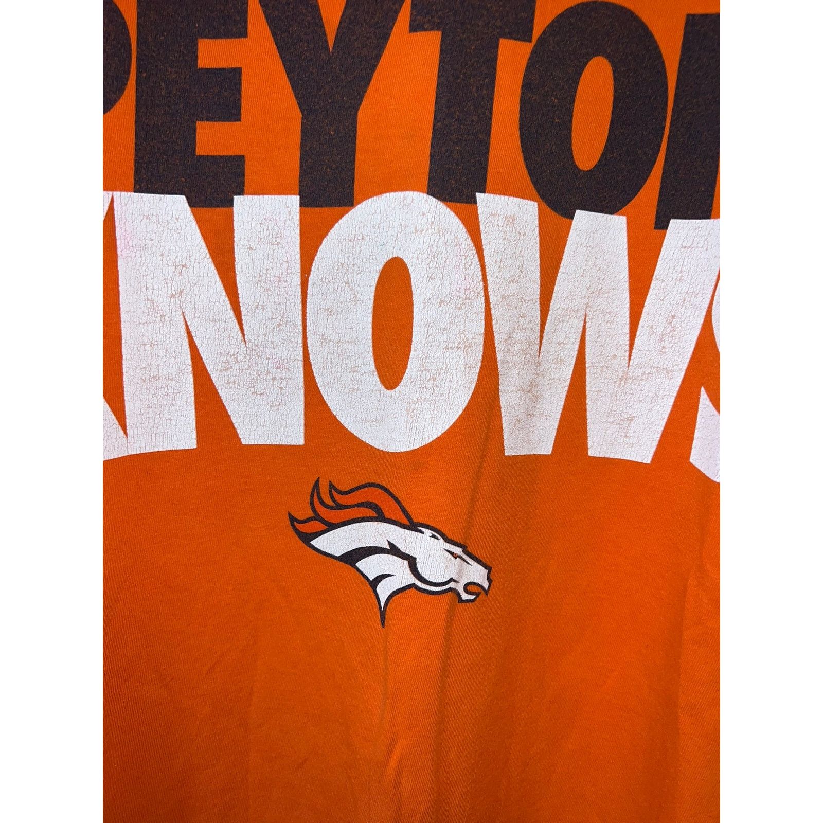 Nike Nike Peyton Manning Knows Orange Denver Broncos Shirt L Size US L / EU 52-54 / 3 - 4 Thumbnail