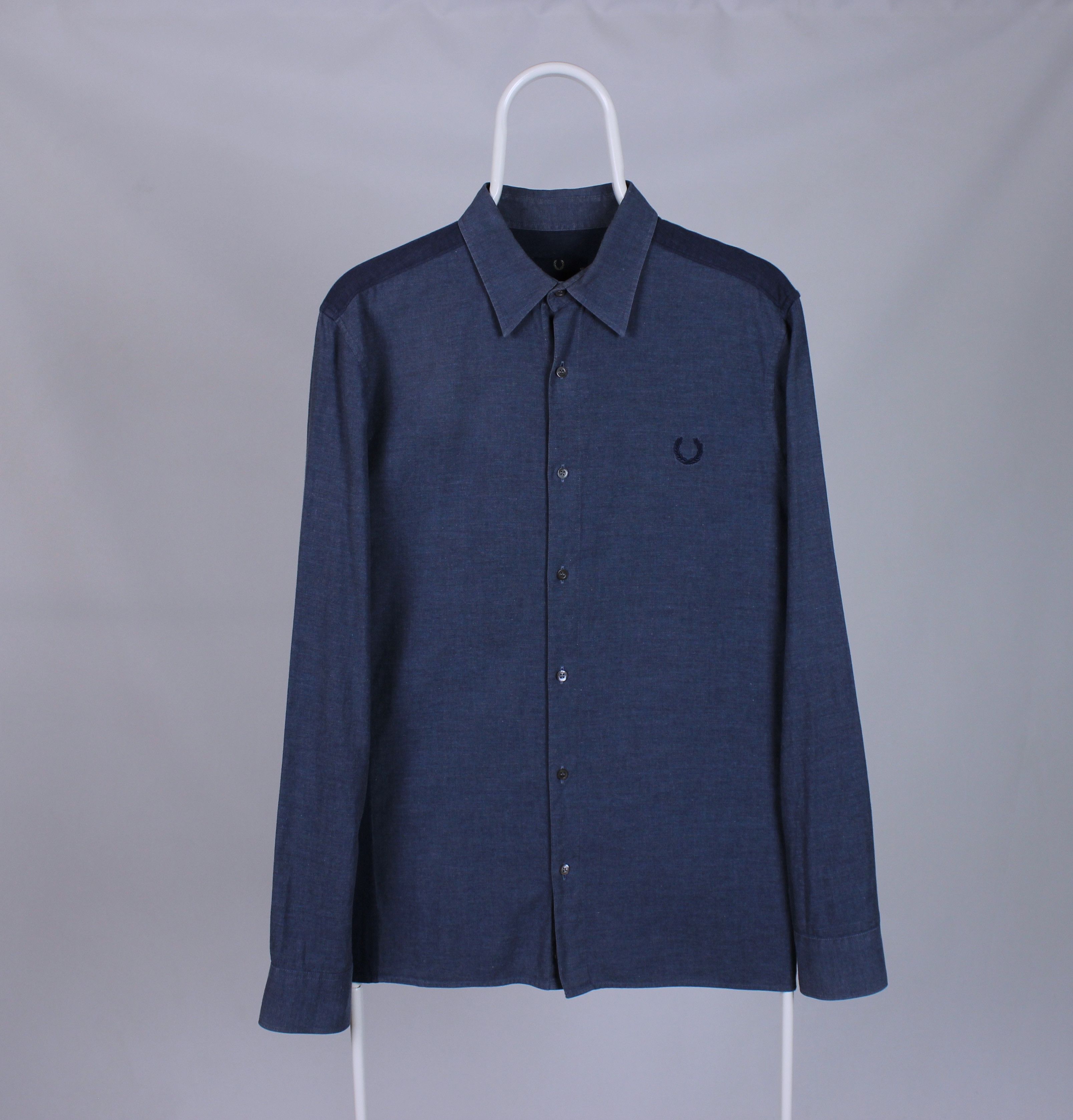 Fred Perry Fred Perry vintage shirt button Ups rarity blue M L Size US M / EU 48-50 / 2 - 3 Thumbnail