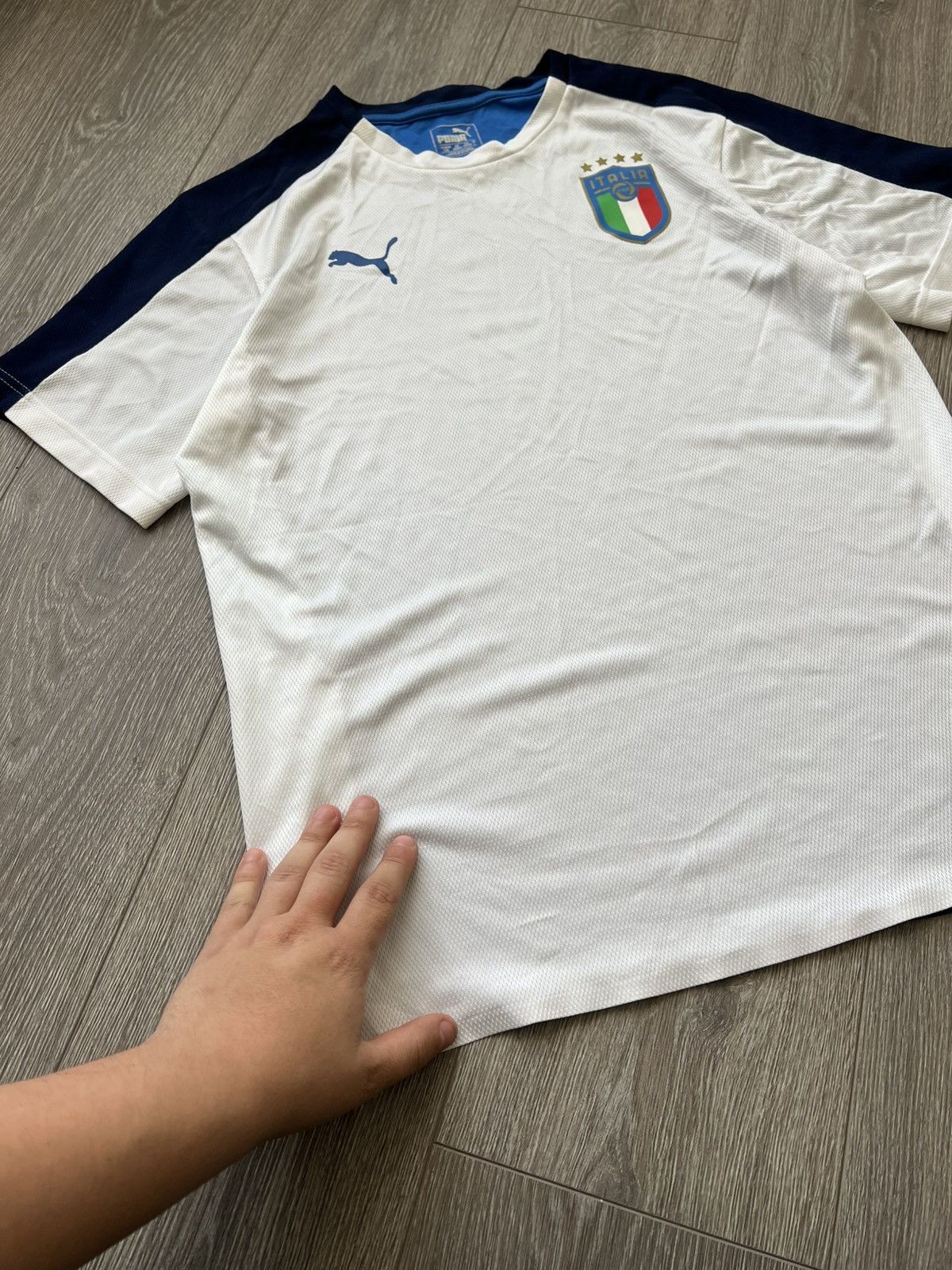 Puma Vintage Puma Italia Jersey Football Shirt Soccer Size US L / EU 52-54 / 3 - 8 Thumbnail