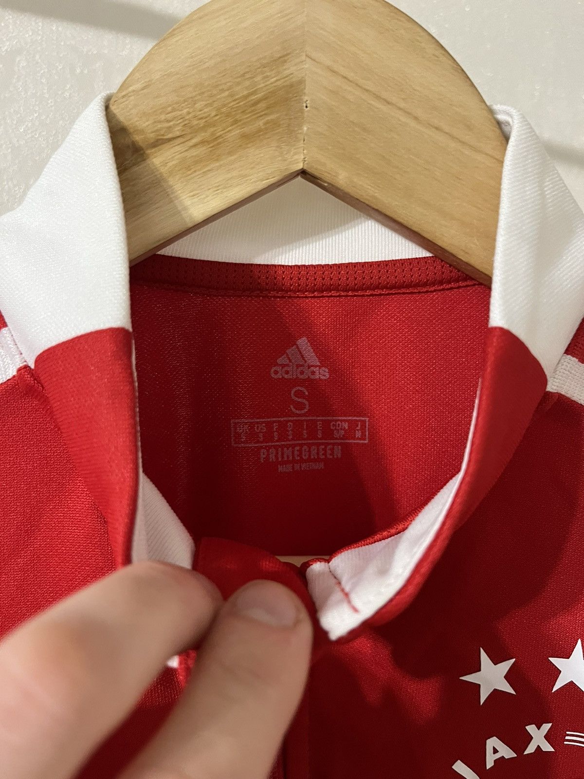 Adidas Adidas Ajax Vintage Training Longsleeve Size US S / EU 44-46 / 1 - 2 Thumbnail