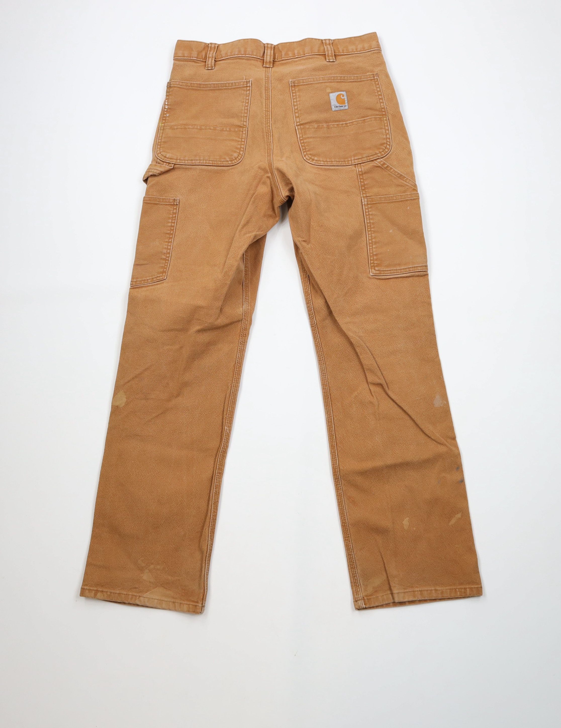Carhartt × Vintage Vintage Y2K Carhartt Relaxed Fit Canvas Dungaree Pants Brown Size US 32 / EU 48 - 11 Thumbnail