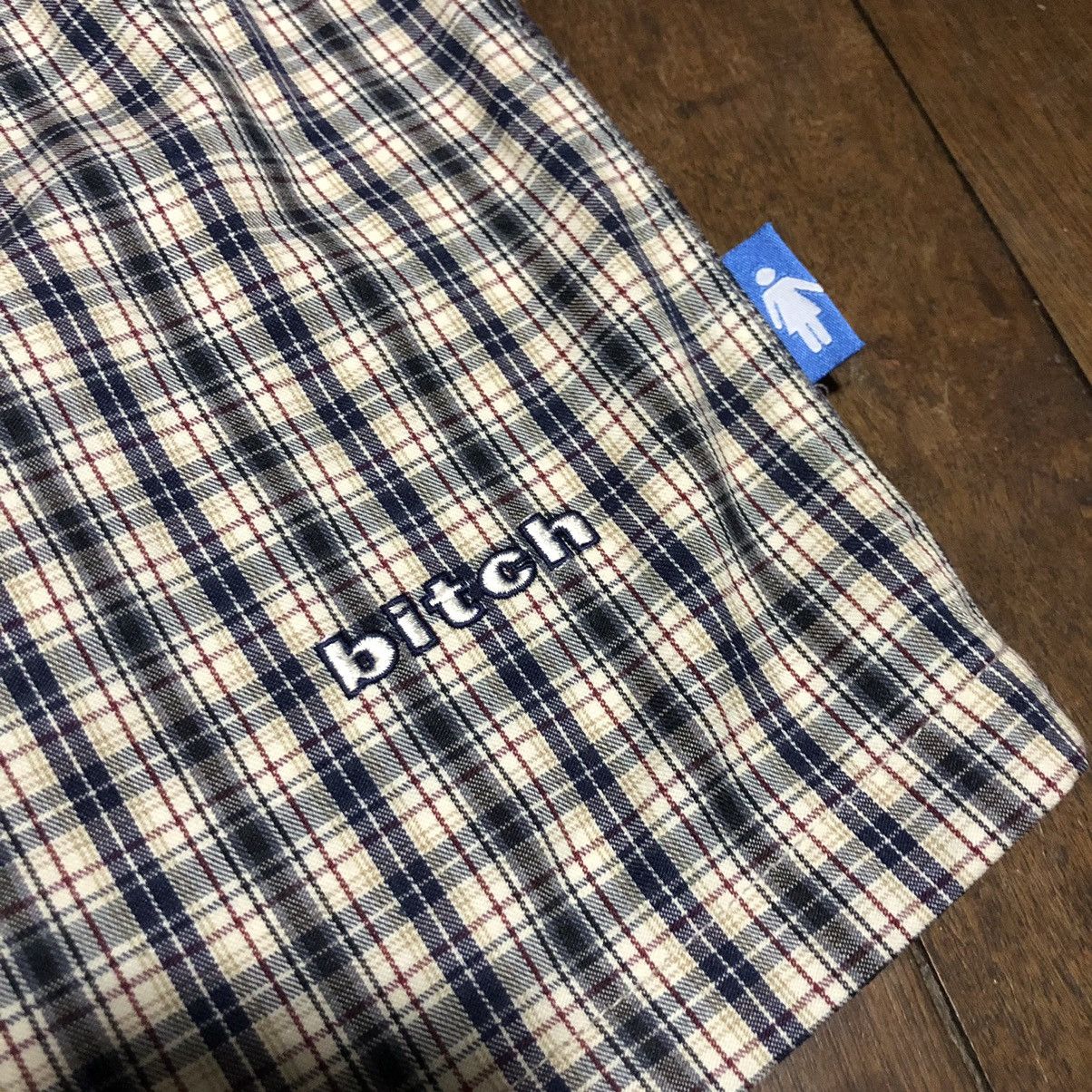 Girl Skateboards × Vintage Bitch Skateboard Plaid Shorts Size US 30 / EU 46 - 3 Thumbnail