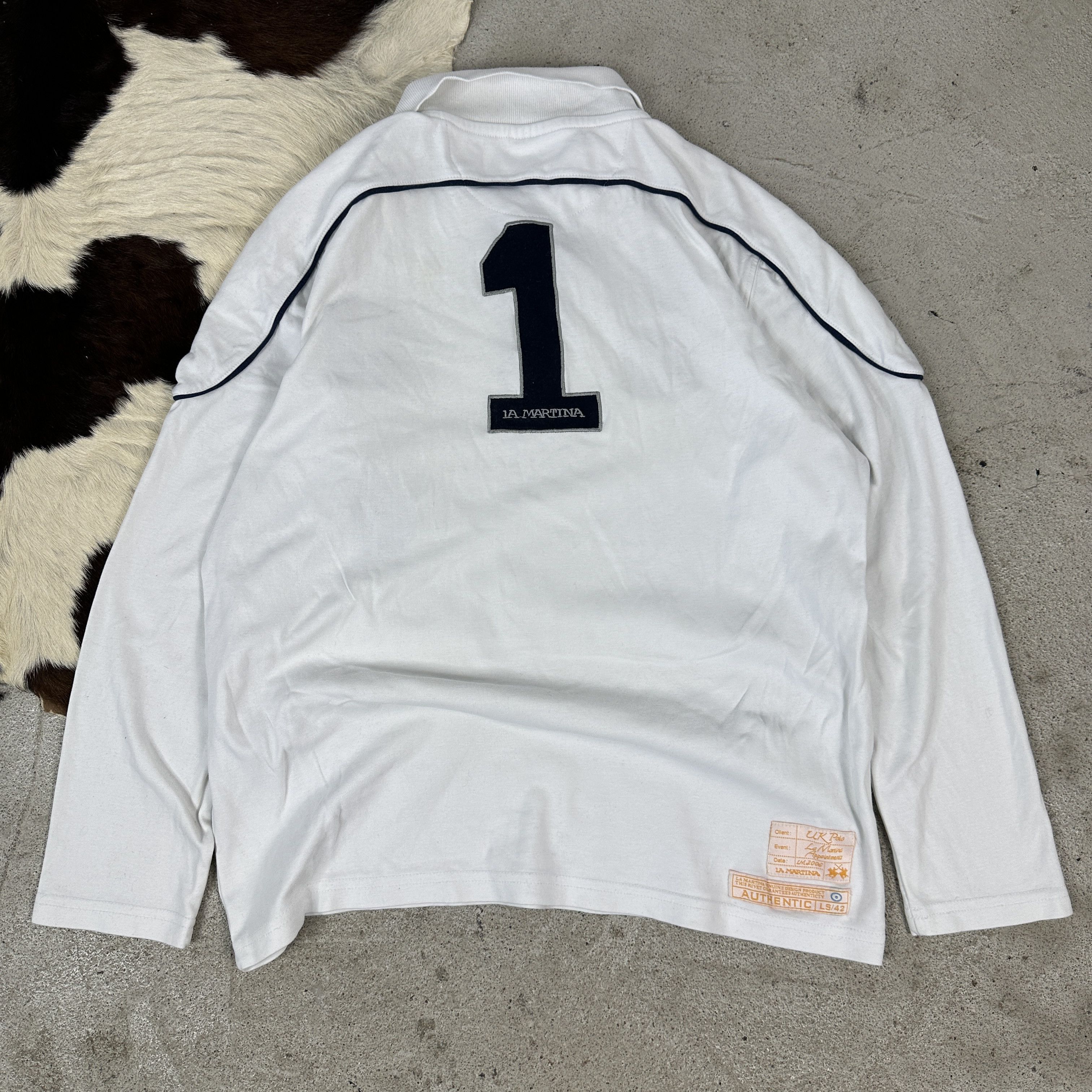 La Martina × Vintage Vintage Y2K Casual Streetwear Polo La Martina Longsleeve Size US M / EU 48-50 / 2 - 5 Thumbnail