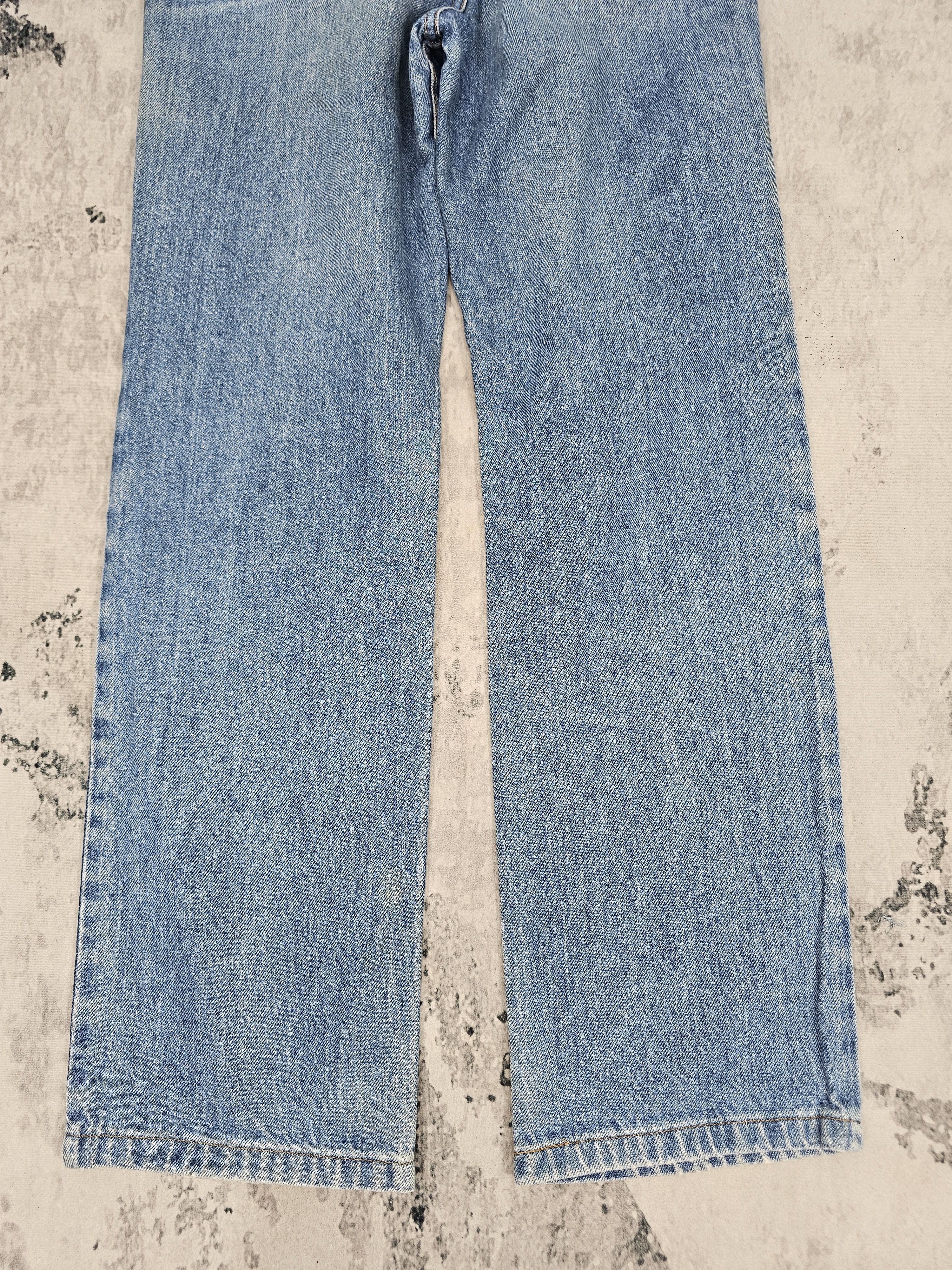 Levi's Vintage Clothing Vtg LEVIS 505 Straight Cut Faded Blue Jeans L0558 Size 30X29 Size US 30 / EU 46 - 4 Thumbnail