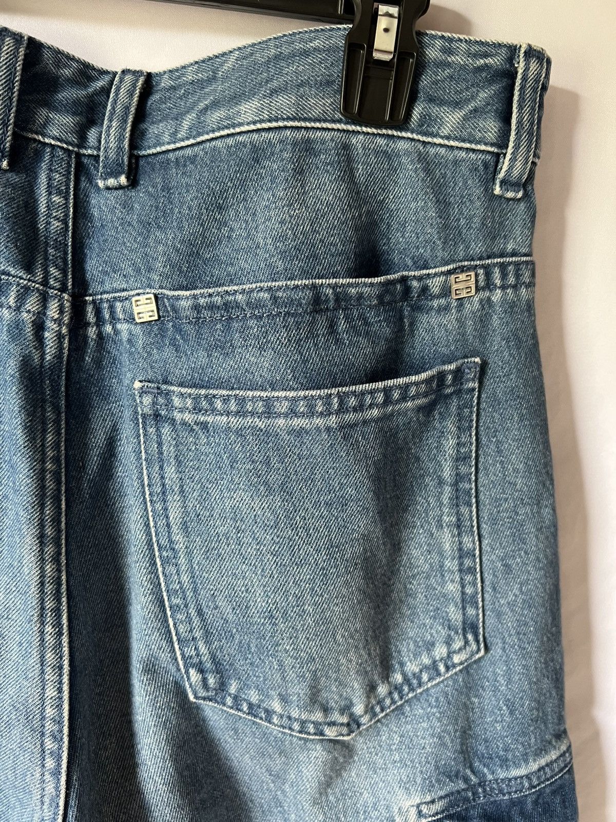 Givenchy Givenchy Denim Cargo Shorts Size US 30 / EU 46 - 10 Thumbnail