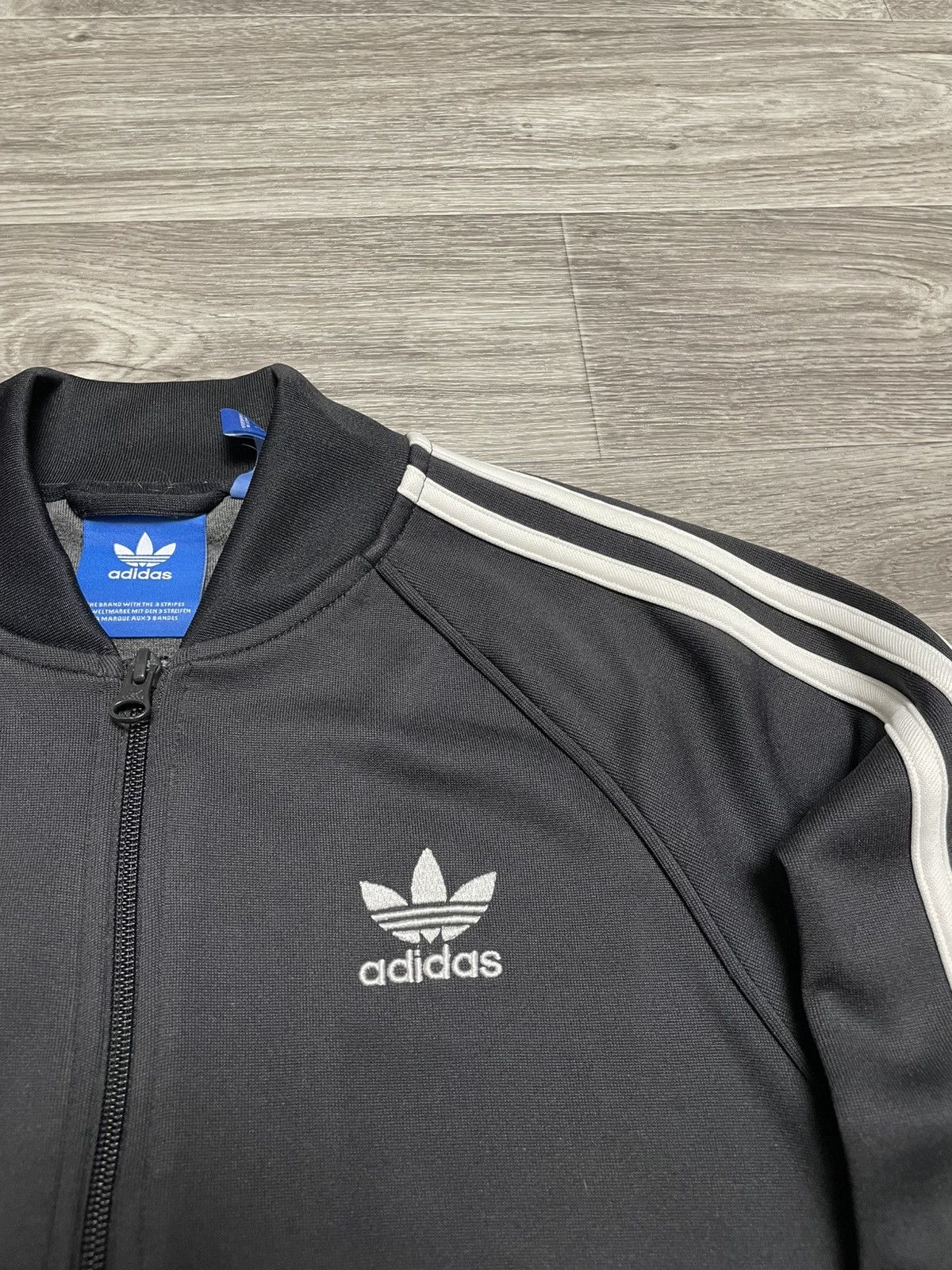 Adidas Adidas Fire Bird Black 3-Stipe Track Jacket Bomber Y2K Size US S / EU 44-46 / 1 - 4 Thumbnail
