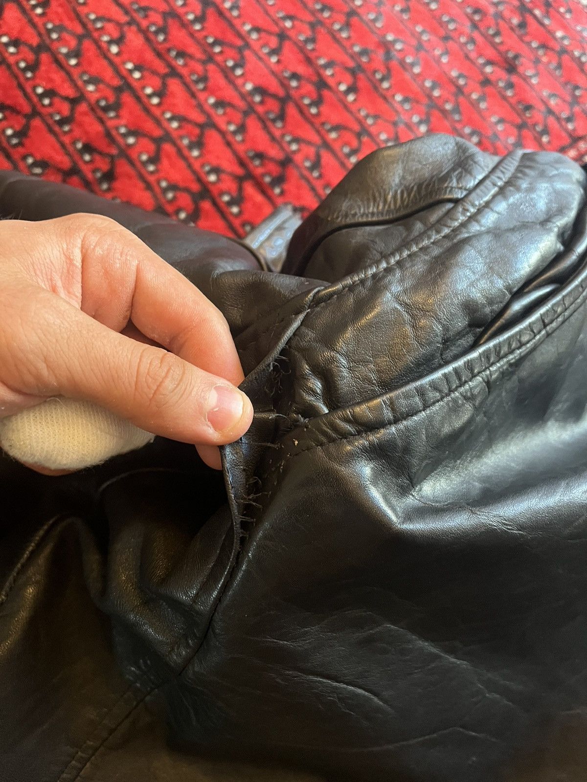 Vintage Vintage 50’s cropped leather moto biker jacket Size US S / EU 44-46 / 1 - 14 Thumbnail
