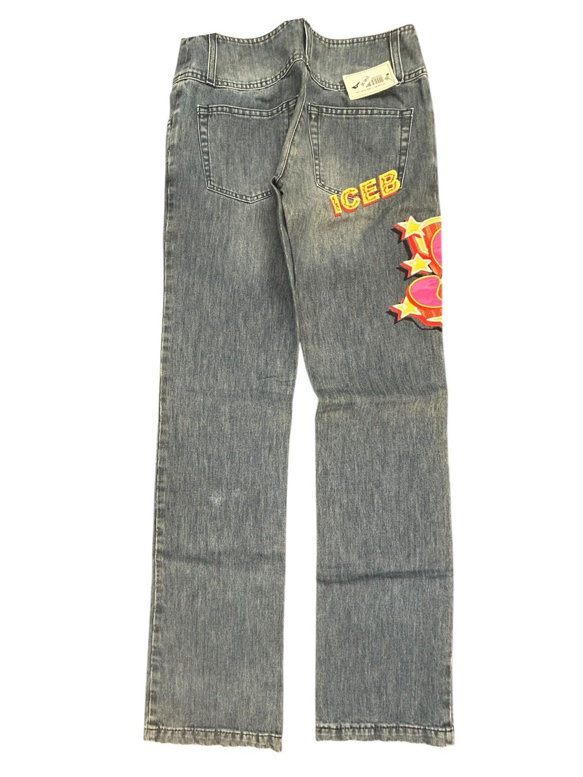 Iceberg NWT RARE Vintage Iceberg Ice B Pop Art Graphic Jeans size26 Size 26" / US 2 / IT 38 - 3 Thumbnail