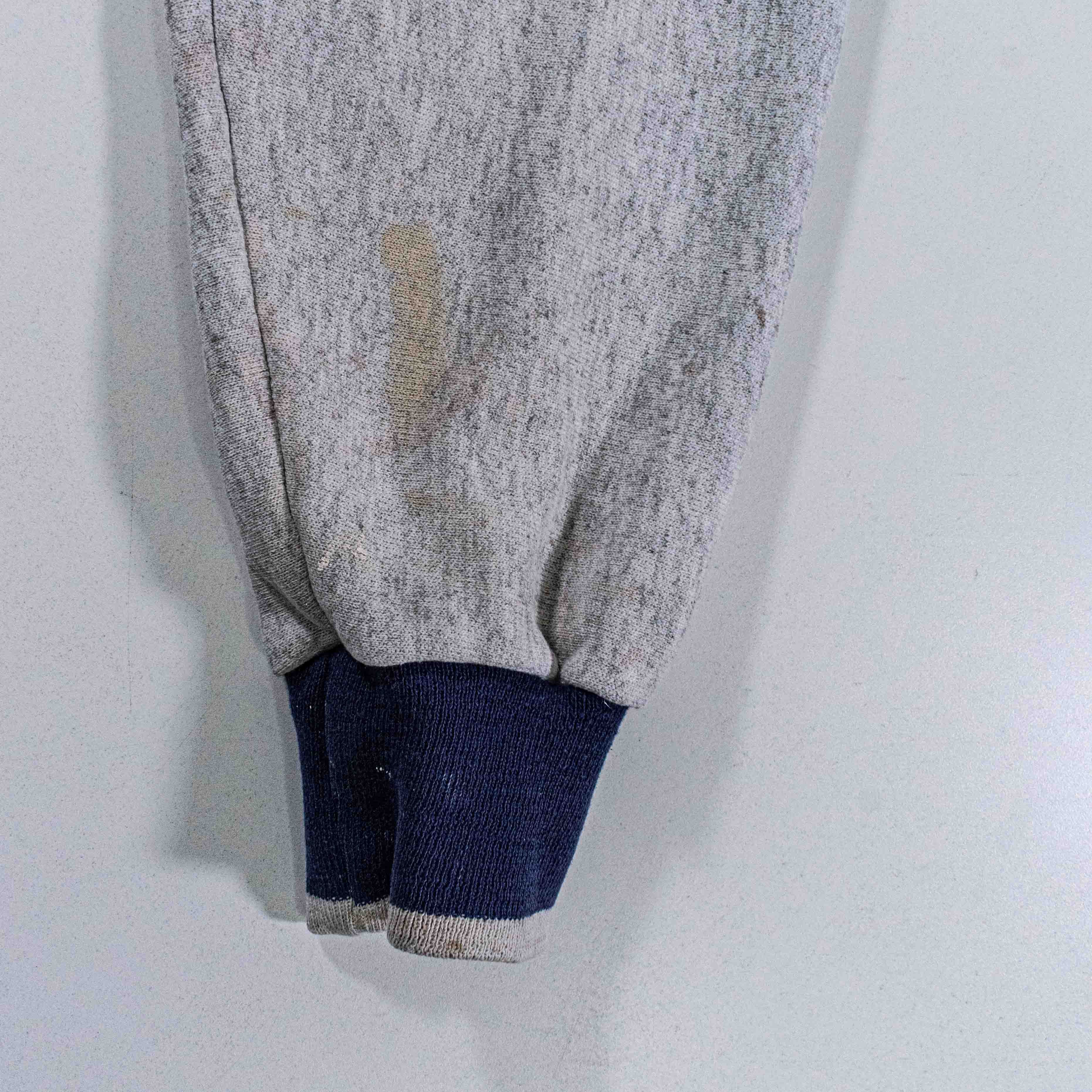 Vintage VTG 90s Notre Dame Sweatshirt The Game Ringer Distressed Size US L / EU 52-54 / 3 - 11 Thumbnail
