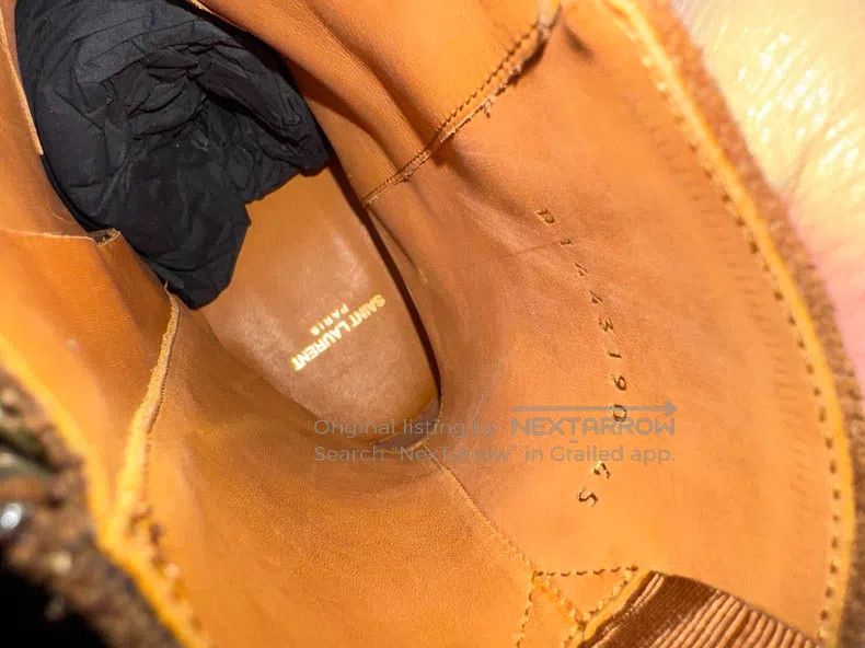 Saint Laurent Paris Saint Laurent Paris Suede Chelsea Boots with Buckle Size US 12 / EU 45 - 7 Thumbnail