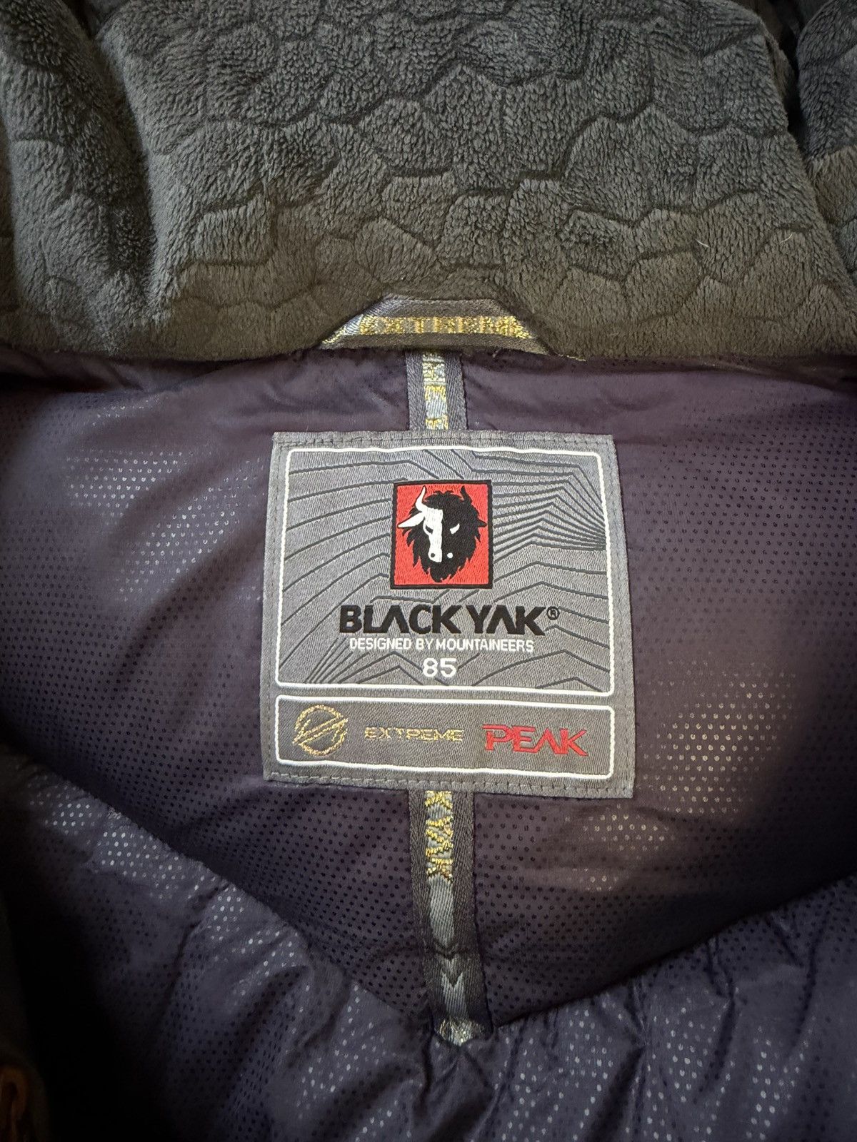 BLACKYAK Blackyak Black Grey Puffer Down Jacket Size S / US 4 / IT 40 - 6 Thumbnail