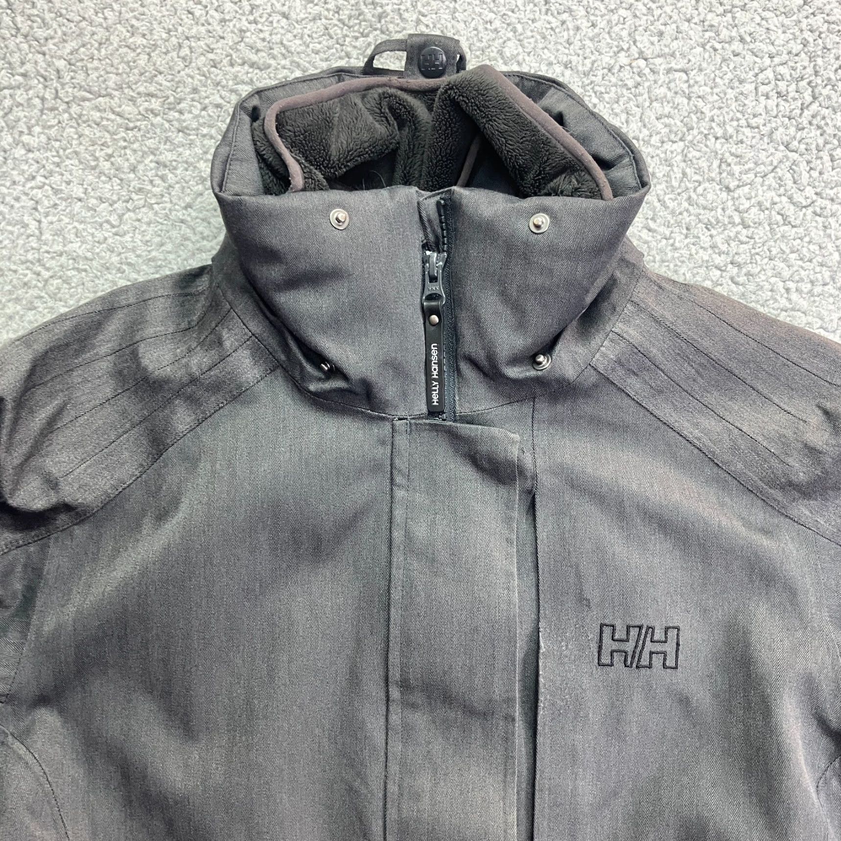 Helly Hansen Helly Hansen Jacket Mens M Black Chevron Mountain Dew Double Collar Full Zip Size US M / EU 48-50 / 2 - 2 Thumbnail