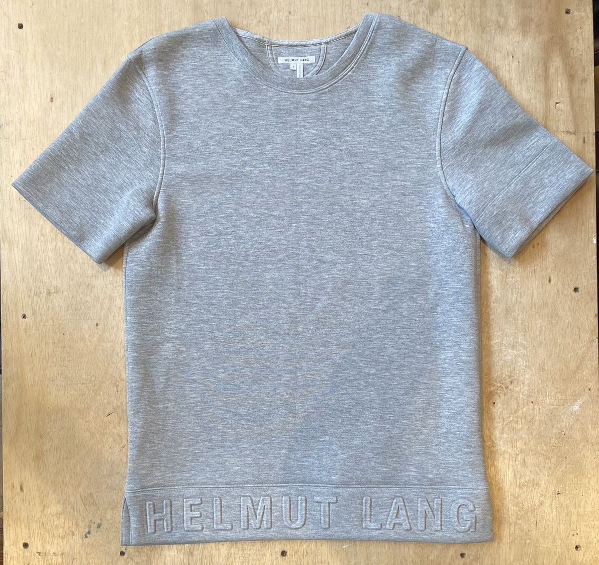 Helmut Lang Helmet Lang 3D Logo Short Sweatshirt Size S Size US S / EU 44-46 / 1 - 1 Thumbnail