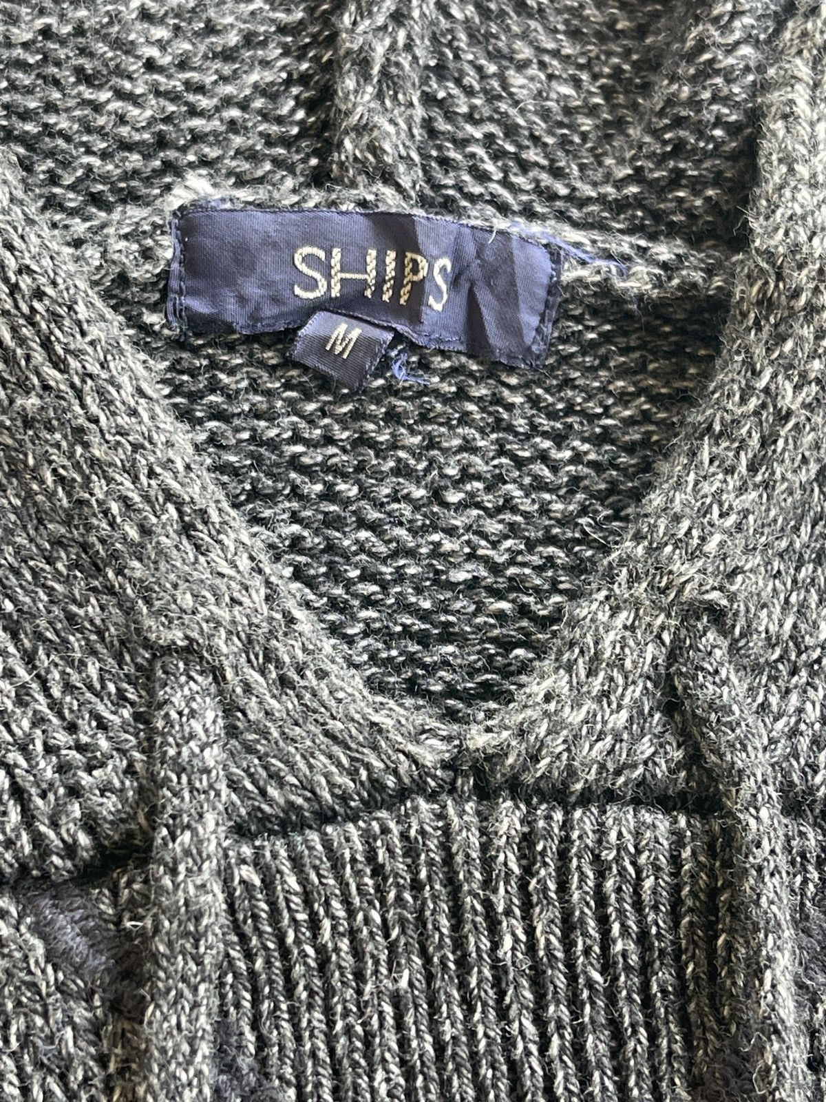 Japanese Brand Ships Cable Knitted Hoodies Size US M / EU 48-50 / 2 - 4 Thumbnail