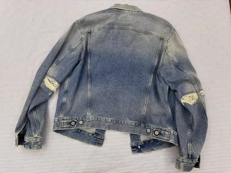Acne Studios acne studios Ripped denim jacket 2504-Nextarrow Size US L / EU 52-54 / 3 - 2 Thumbnail