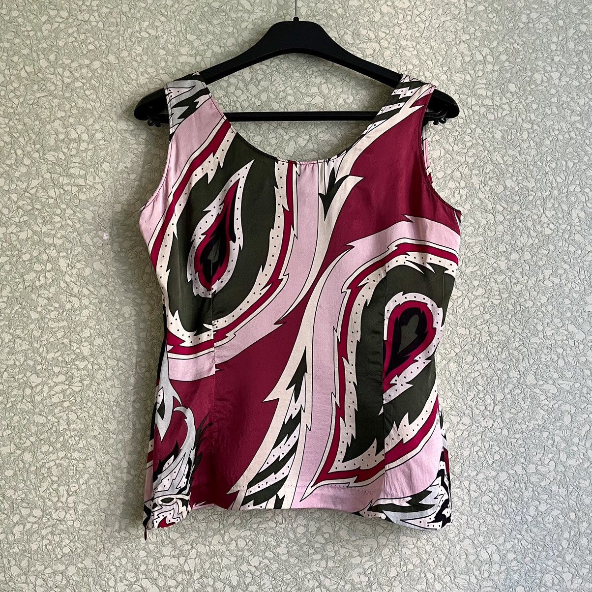 Alexander McQueen SS01 ‘Voss’ Paisley Print Silk Top Size M / US 6-8 / IT 42-44 - 2 Thumbnail