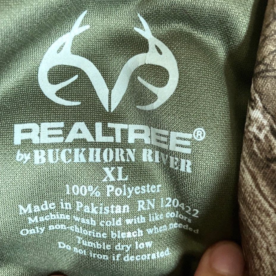 Realtree Realtree Buckhorn River Mens Sweatshirt Green Camo Hoodie Therma Fit XL Pullover Long Sleeve Winter Fall Size US XL / EU 56 / 4 - 6 Thumbnail
