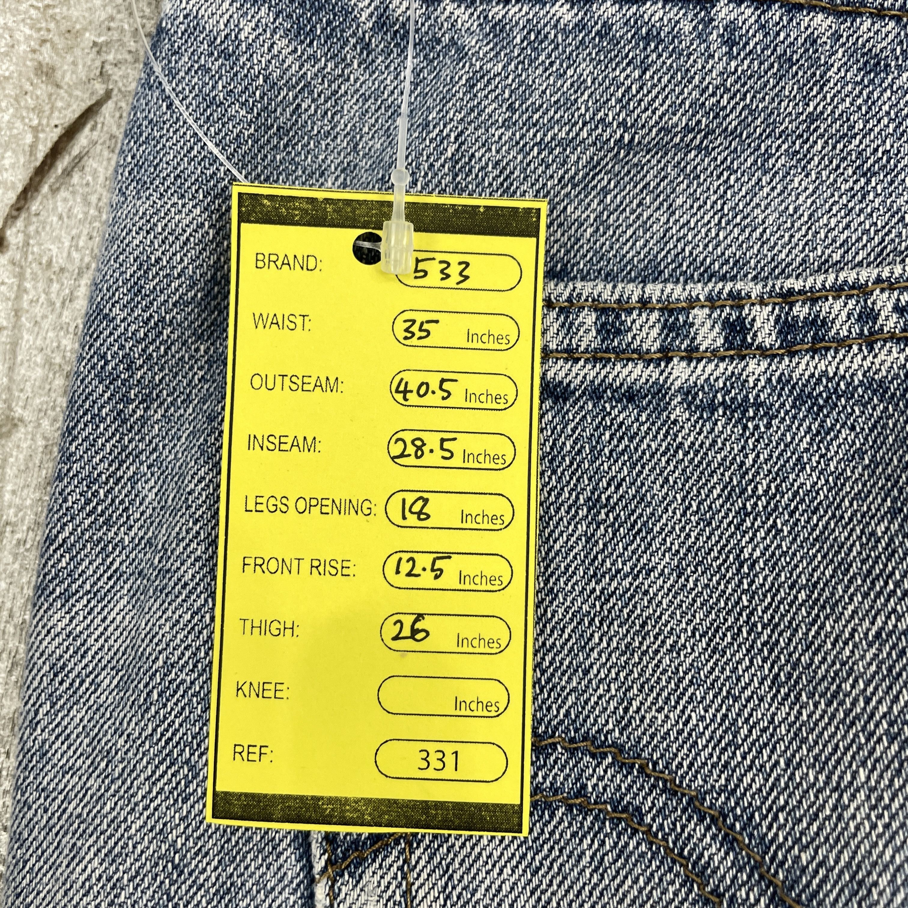 Levi's × Vintage Vintage Levi's 533 Faded Distressed Jeans -WC331 Size US 35 - 11 Thumbnail