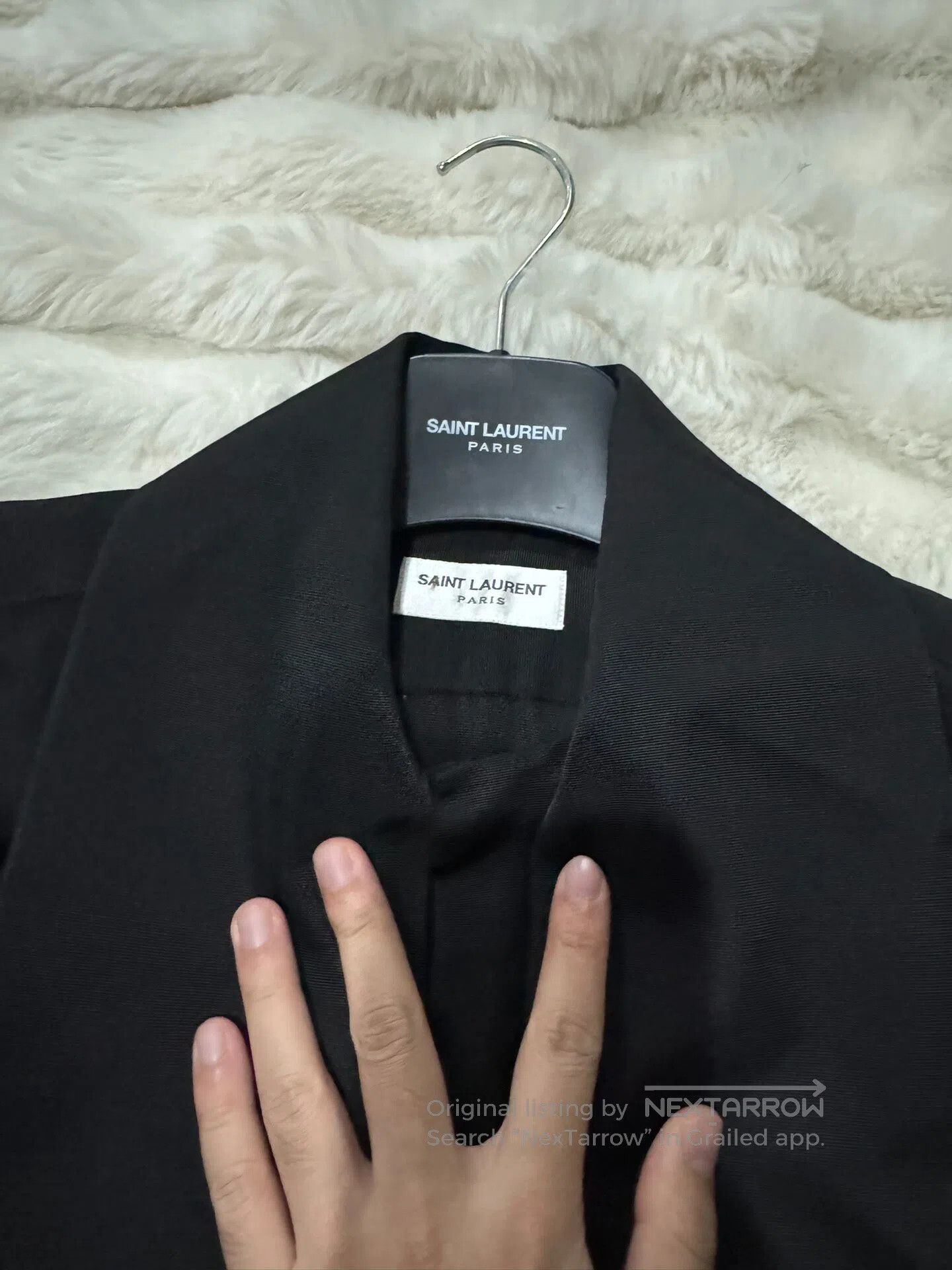 Saint Laurent Paris Saint Laurent Paris size 39 Large Bow Collar Shirt| Size US M / EU 48-50 / 2 - 3 Thumbnail