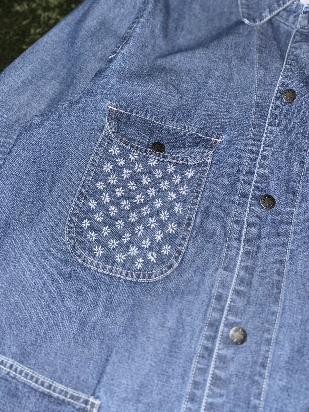 Gramicci [L] Gramicci Japanese Boro Sashiko Denim Coverall Jacket Size US L / EU 52-54 / 3 - 6 Thumbnail
