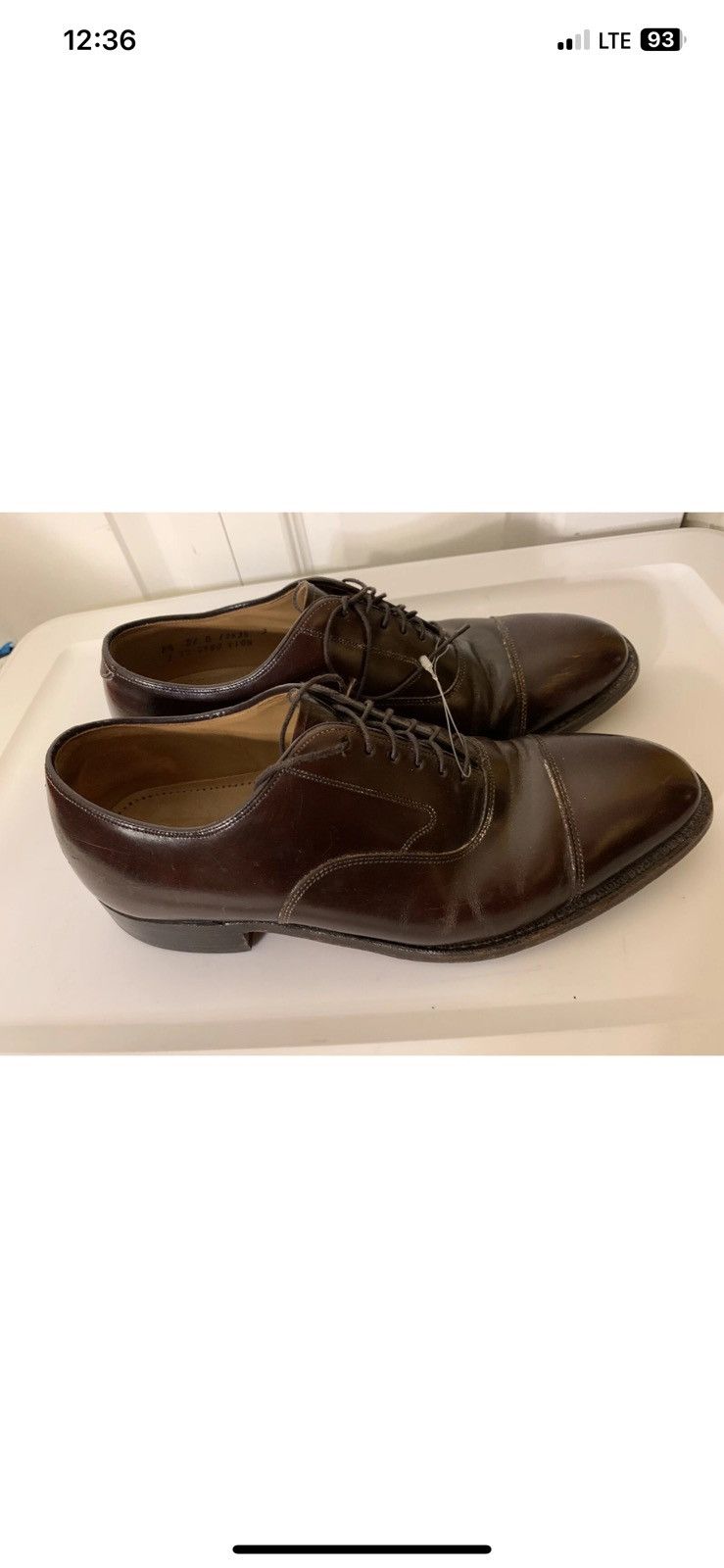 Johnston & Murphy Johnston & murphy mens sz 8.5D optima leather shoes oxfords Size US 8.5 / EU 41-42 - 5 Thumbnail