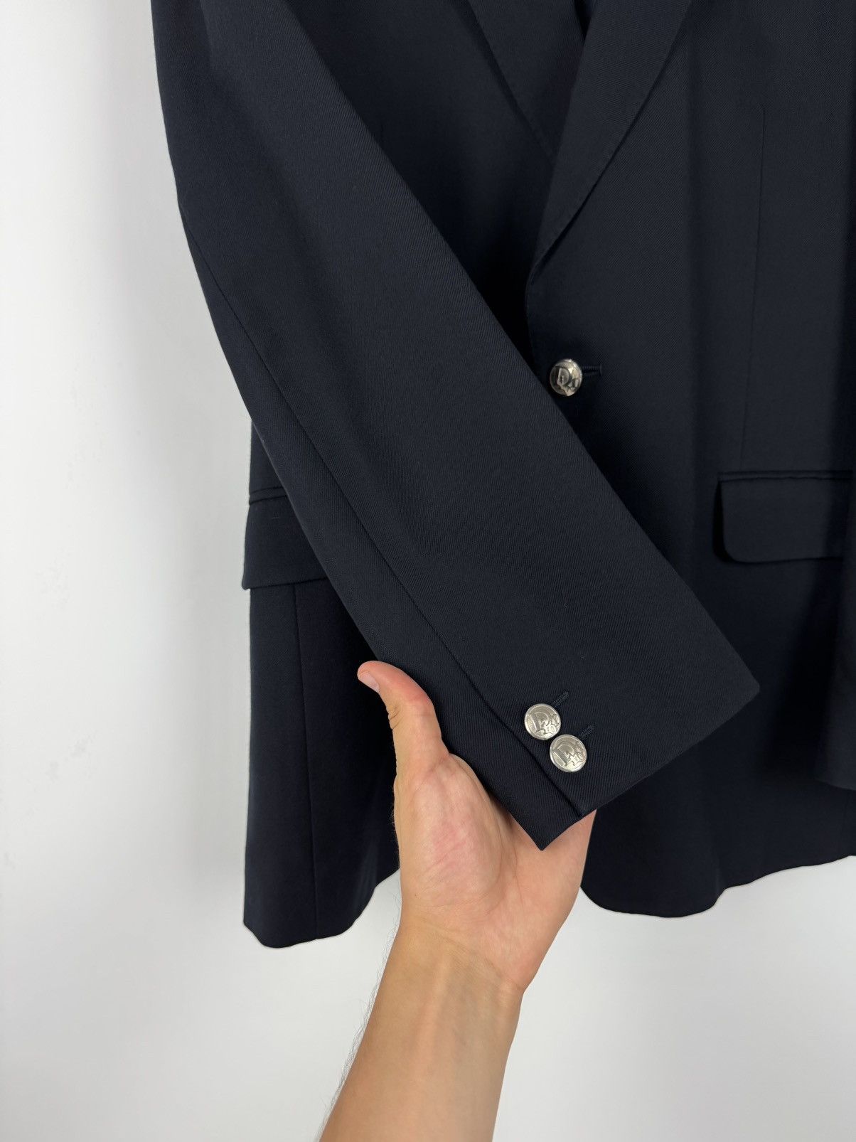 Christian Dior Monsieur 1990’s Vintage Christian Dior Monsieur Wool Blazer Size 42L - 9 Thumbnail