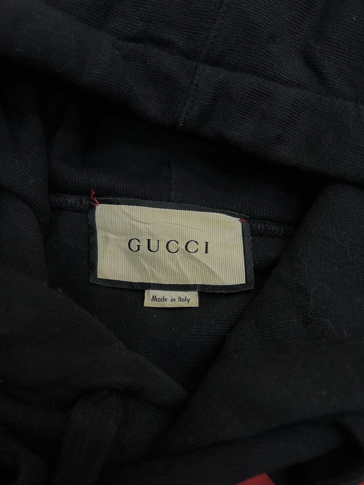 Gucci Gucci black lamb-print hooded sweatshirt. Size US S / EU 44-46 / 1 - 3 Thumbnail