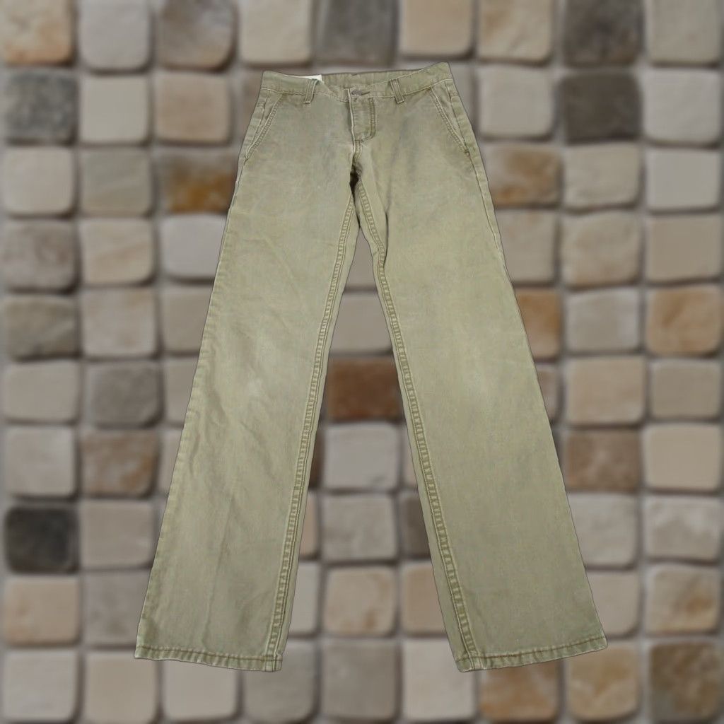 Levi's Levi's Pants Slim Canvas Chino 28 Beige — Men's Regular, 30" Inseam, Flat Front, Zip Closure, Pre-owned US Flag Logo Style Size US 28 / EU 44 - 1 Thumbnail