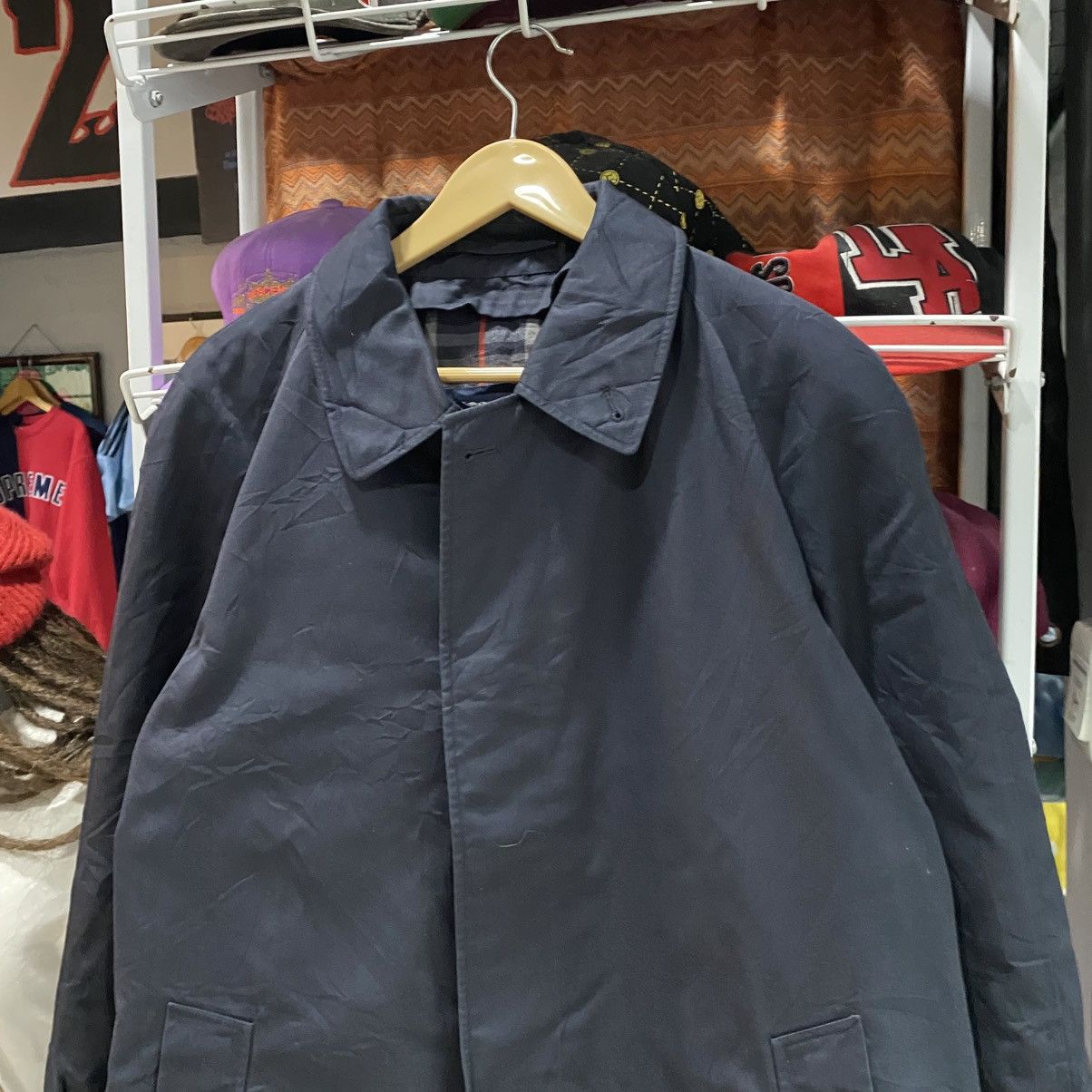 Burberry Burberry London NovaCheck Trench Coat Jacket Made In England Size US L / EU 52-54 / 3 - 3 Thumbnail