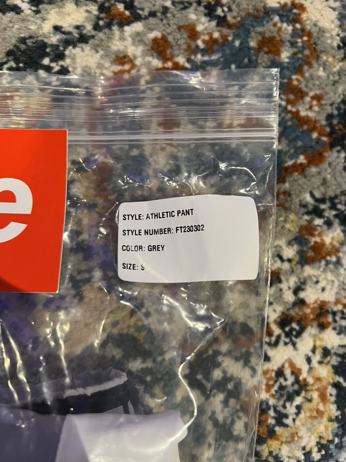 Fuck The Population SPELL OUT TRACK PANT (GRAY) Size S Size US 31 - 2 Thumbnail